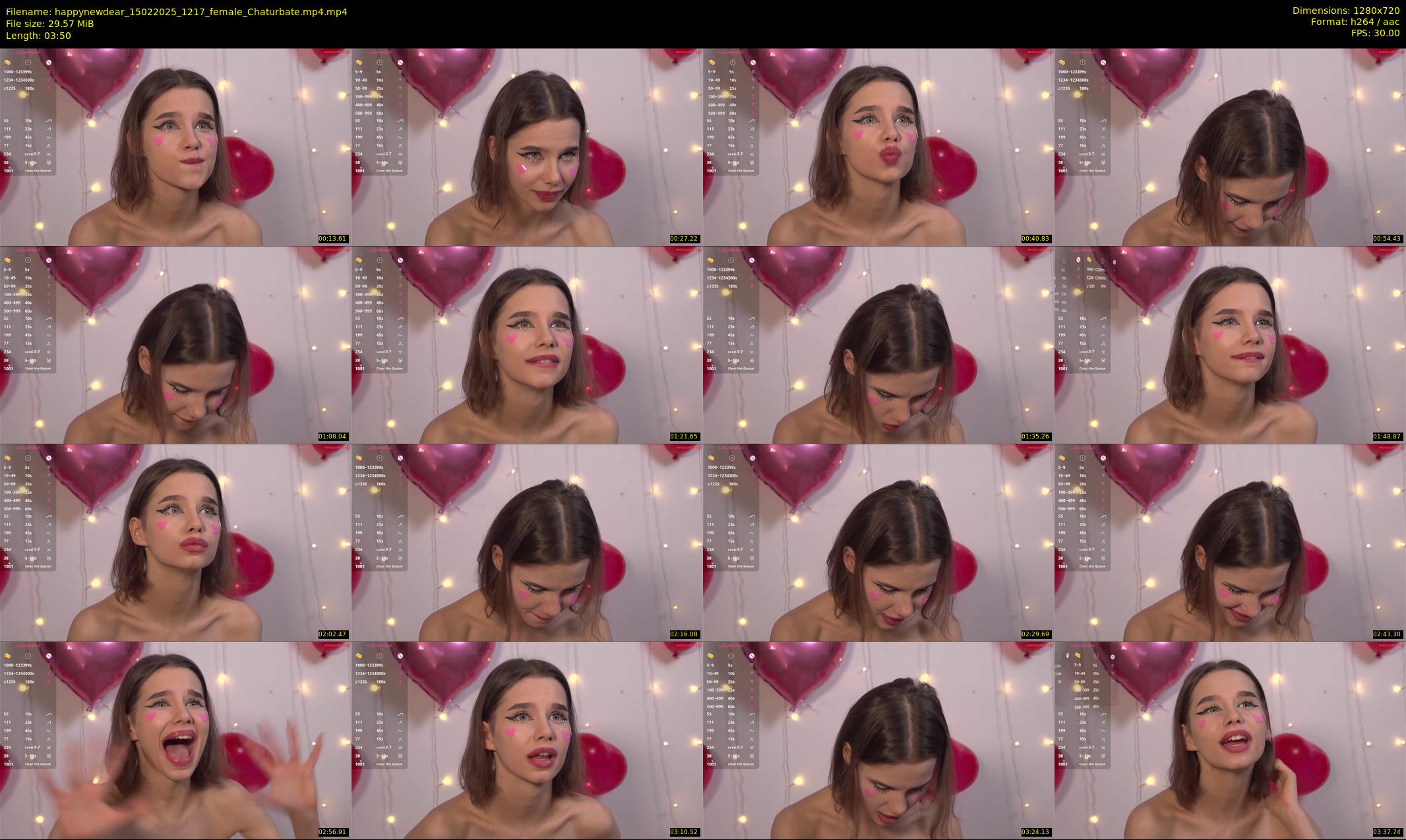 happynewdear — 4 minute Chaturbate female cam show recording, 720p, Feb 15, 2025