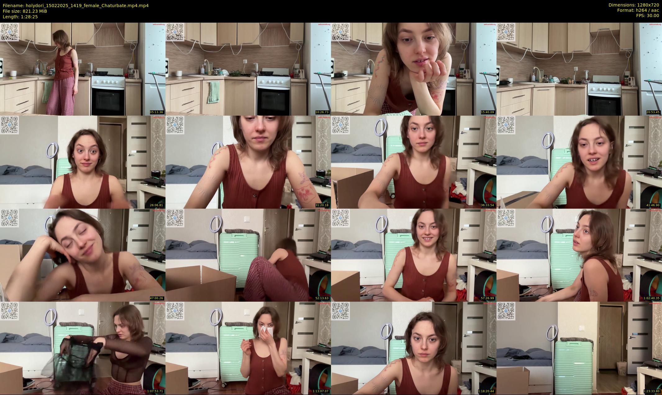 holydori — 89 minute Chaturbate female cam show recording, 720p, Feb 15, 2025