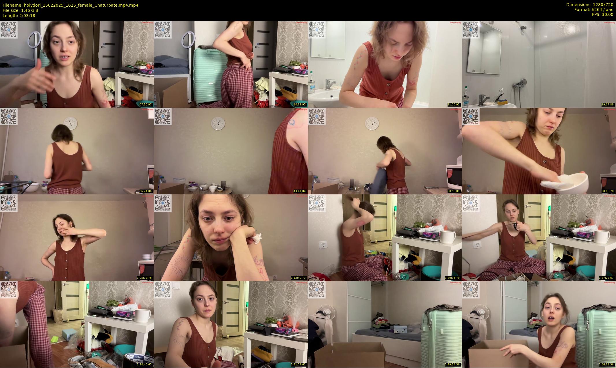 holydori — 124 minute Chaturbate female cam show recording, 720p, Feb 15, 2025