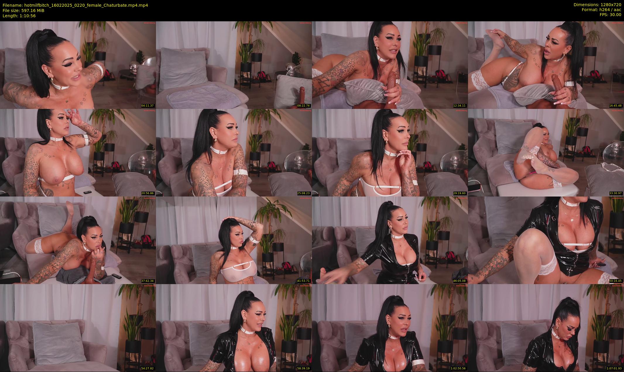 hotmilfbitch — 71 minute Chaturbate female cam show recording, 720p, Feb 16, 2025