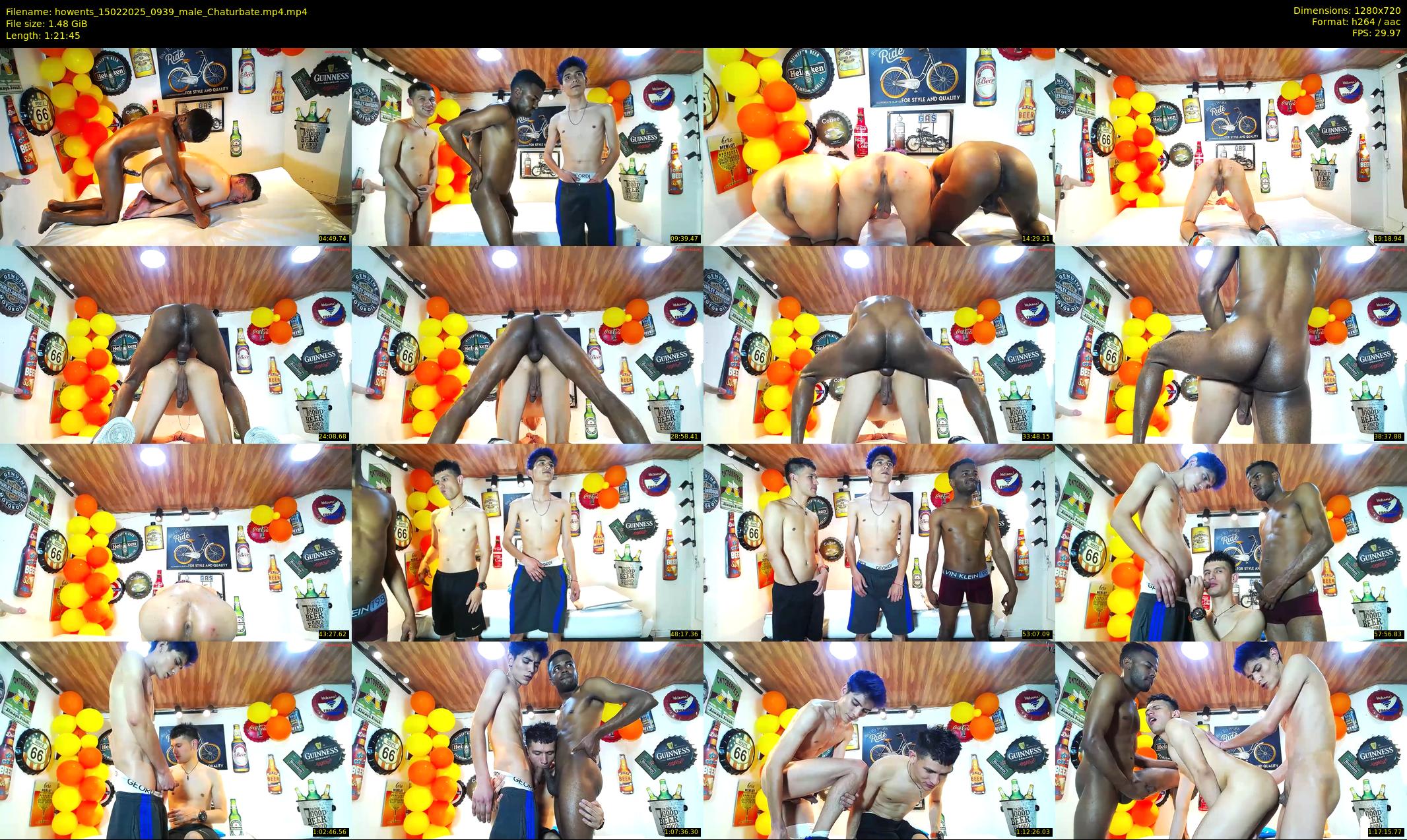 howents — 82 minute Chaturbate male cam show recording, 720p, Feb 15, 2025