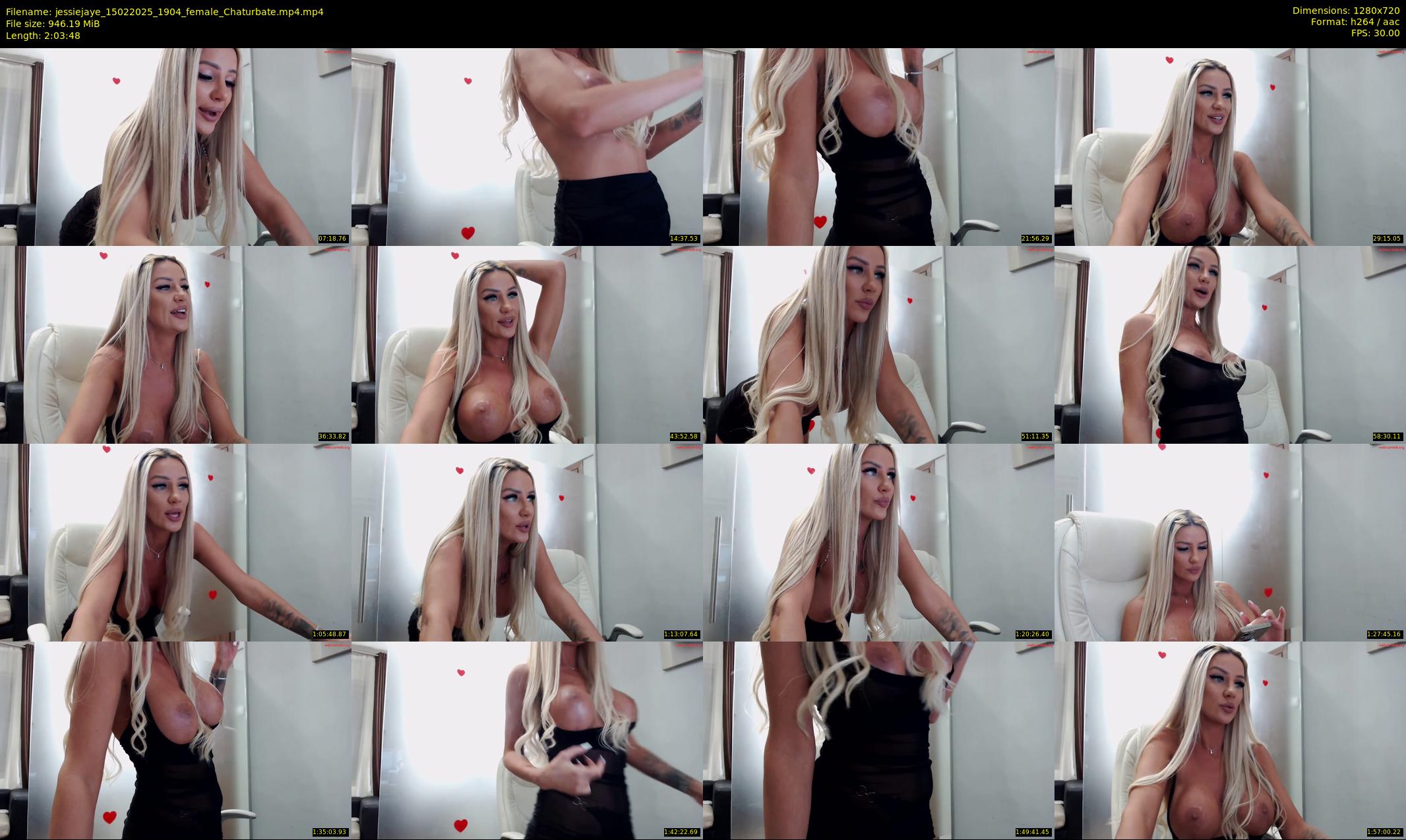 jessiejaye — 124 minute Chaturbate female cam show recording, 720p, Feb 15, 2025