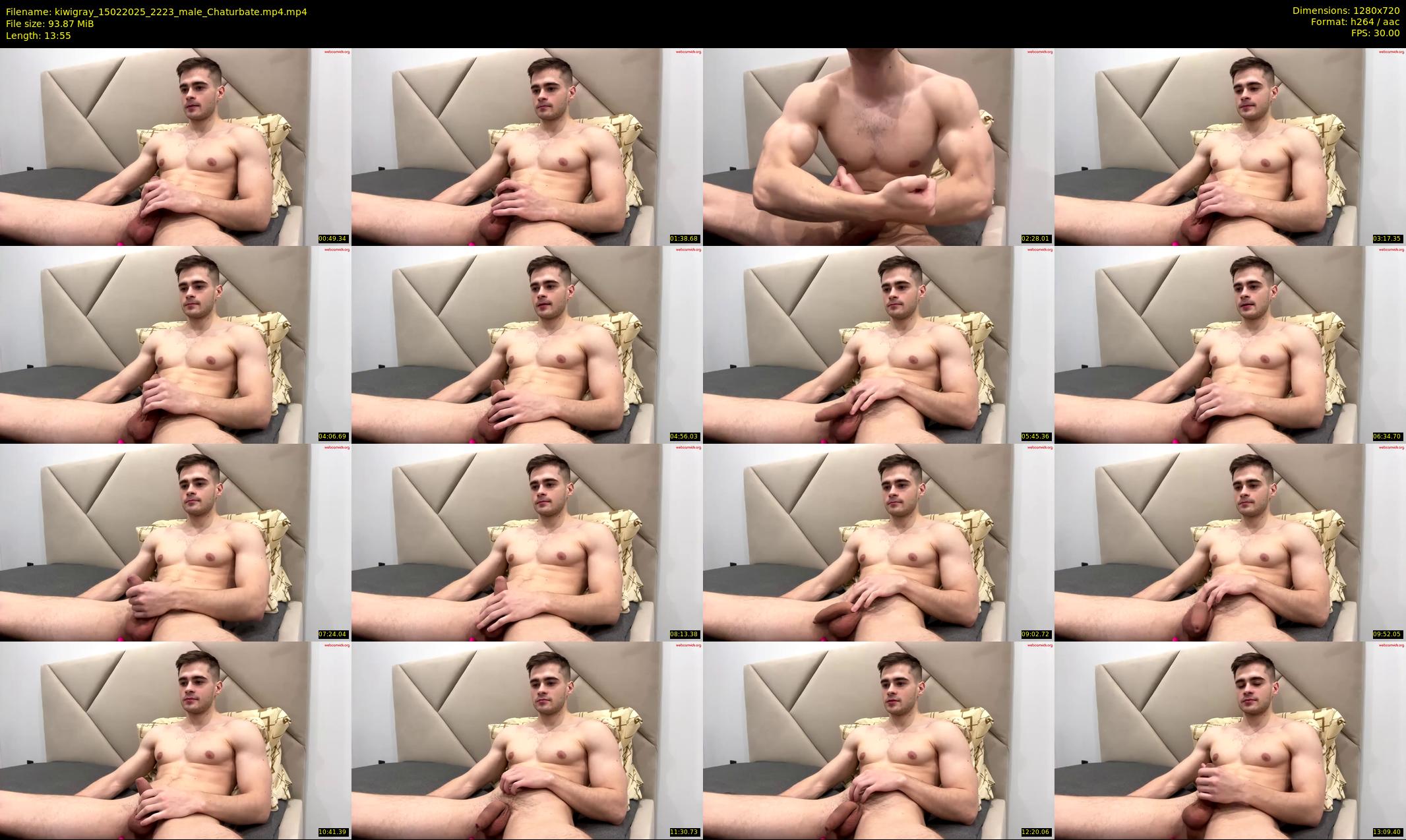 kiwigray — 14 minute Chaturbate male cam show recording, 720p, Feb 15, 2025
