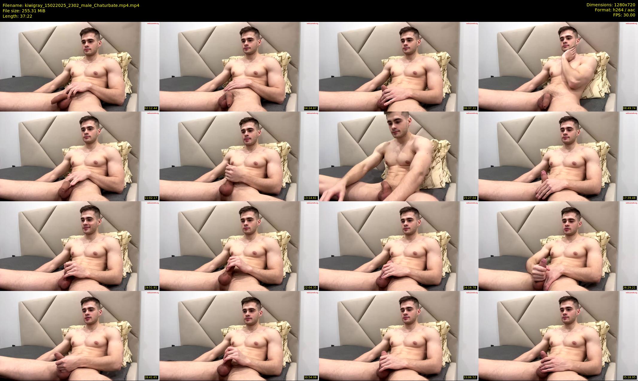 kiwigray — 38 minute Chaturbate male cam show recording, 720p, Feb 15, 2025
