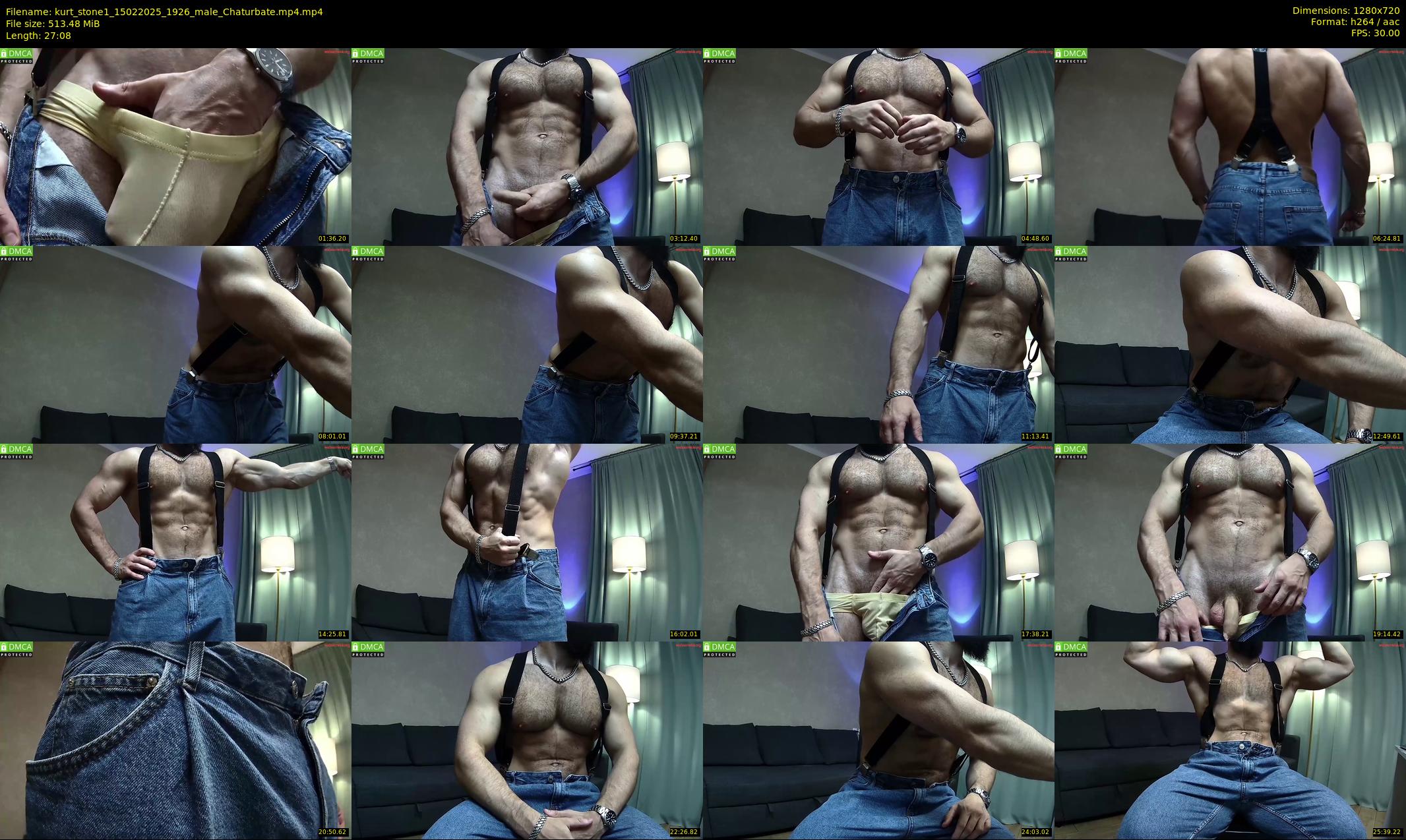 kurt_stone1 — 28 minute Chaturbate male cam show recording, 720p, Feb 15, 2025