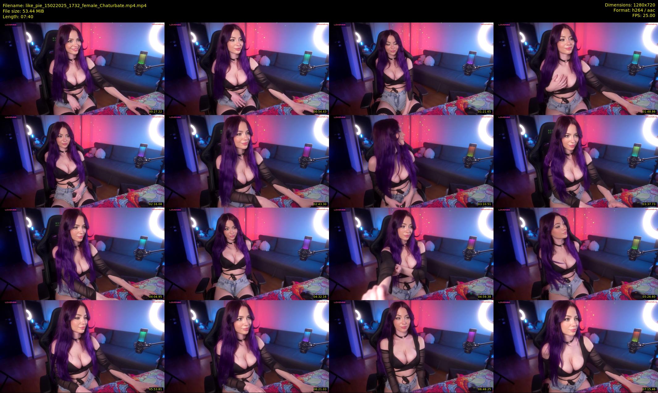 like_pie — 8 minute Chaturbate couple cam show recording, 720p, Feb 15, 2025