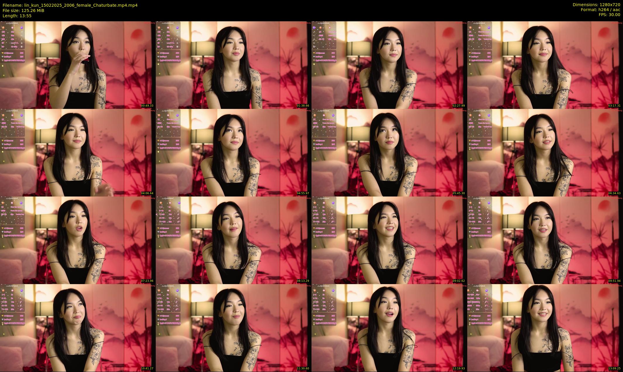 lin_kun — 14 minute Chaturbate female cam show recording, 720p, Feb 15, 2025