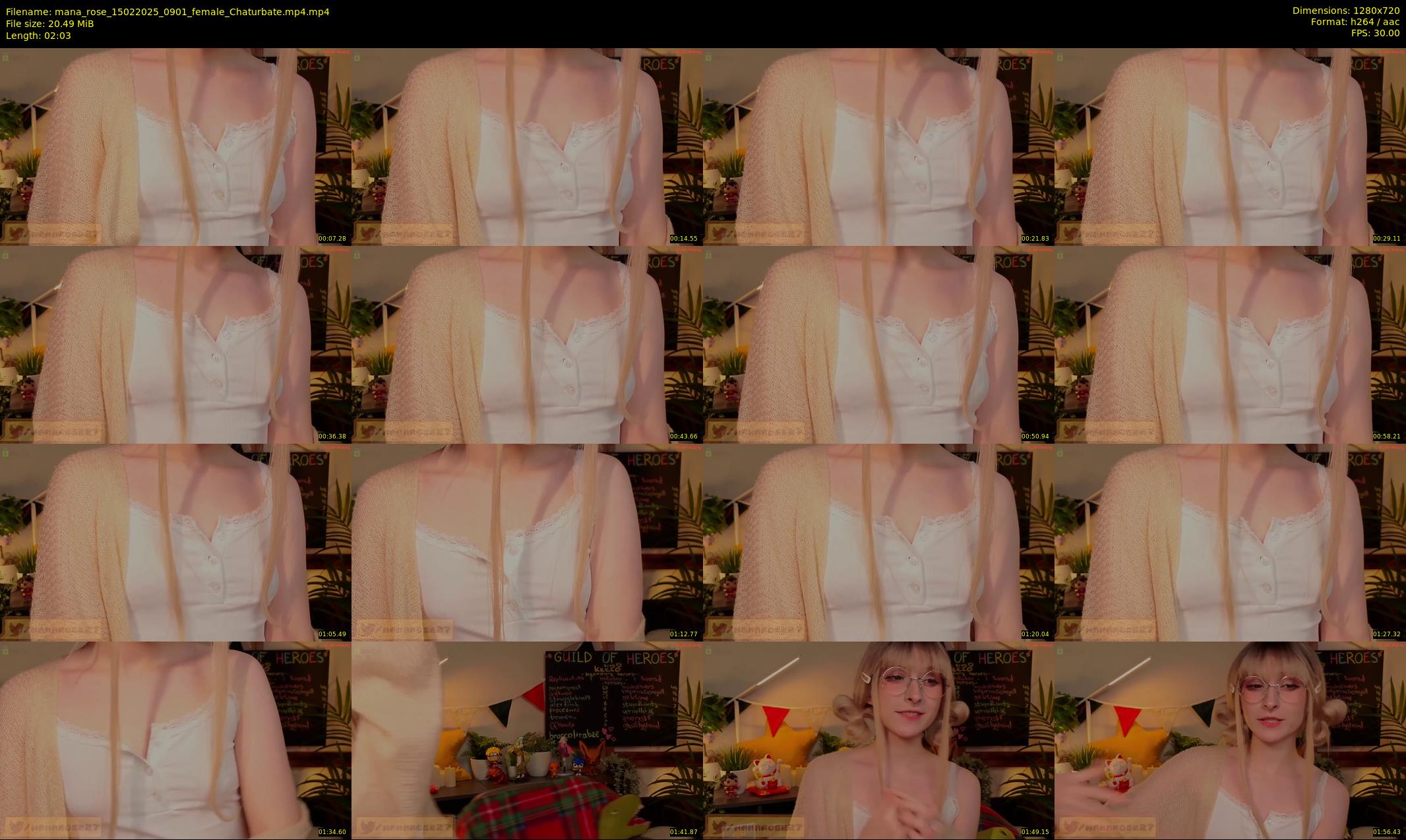 mana_rose — 3 minute Chaturbate female cam show recording, 720p, Feb 15, 2025