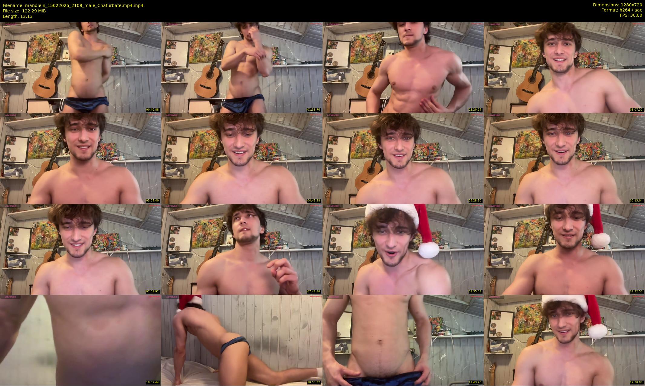 manolein — 14 minute Chaturbate male cam show recording, 720p, Feb 15, 2025