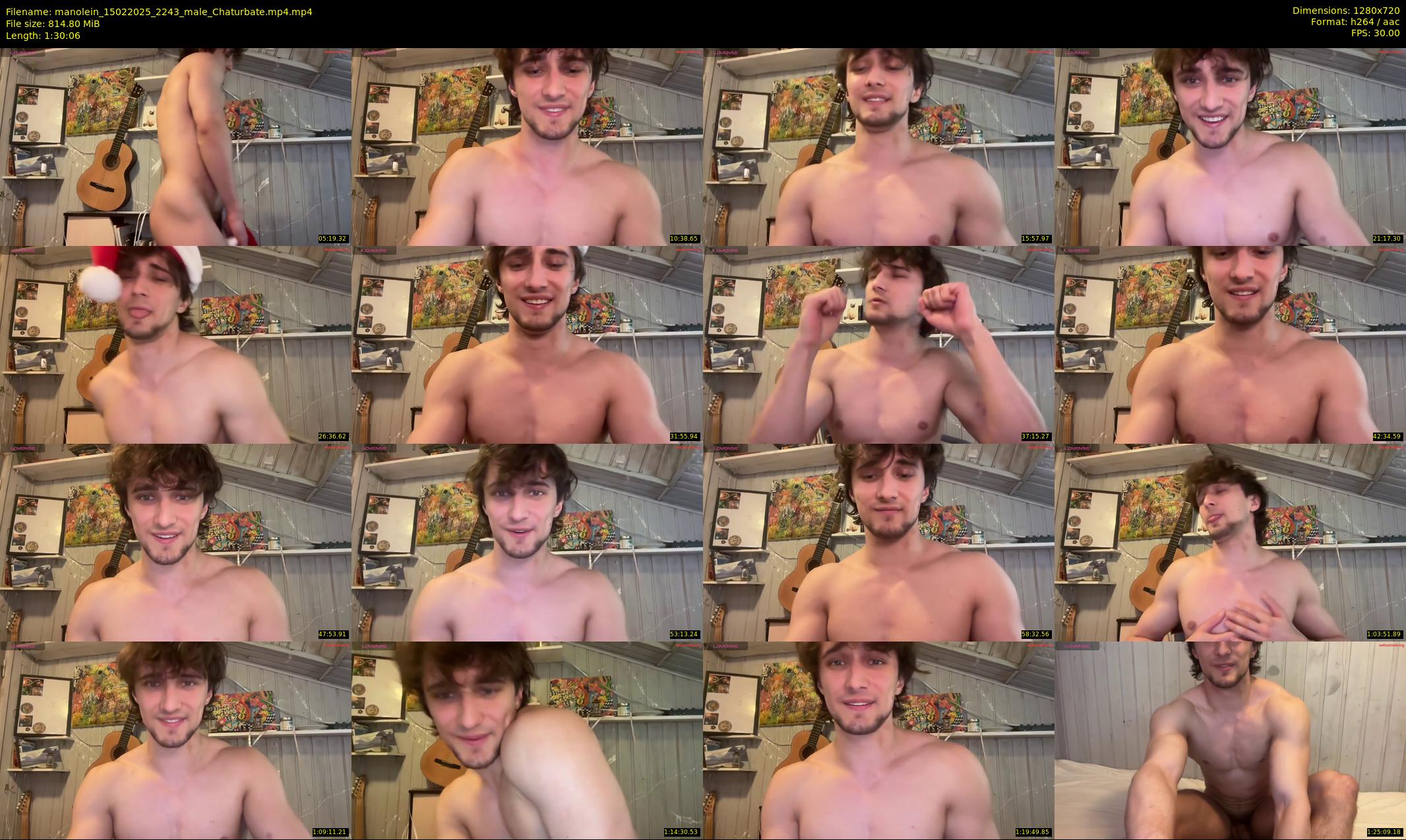 manolein — 91 minute Chaturbate male cam show recording, 720p, Feb 15, 2025