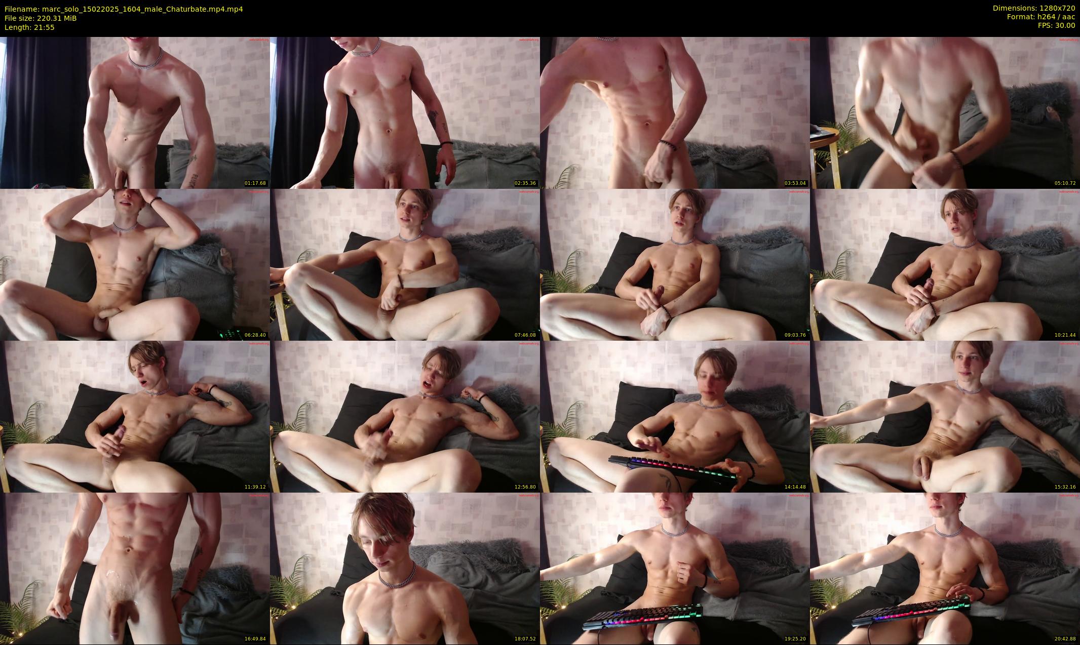 marc_solo — 22 minute Chaturbate male cam show recording, 720p, Feb 15, 2025