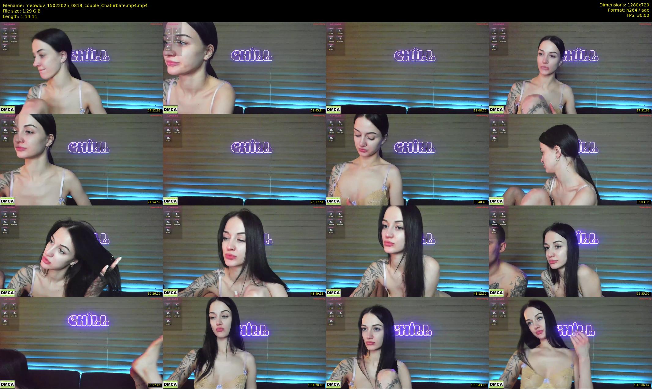 meowluv — 75 minute Chaturbate couple cam show recording, 720p, Feb 15, 2025