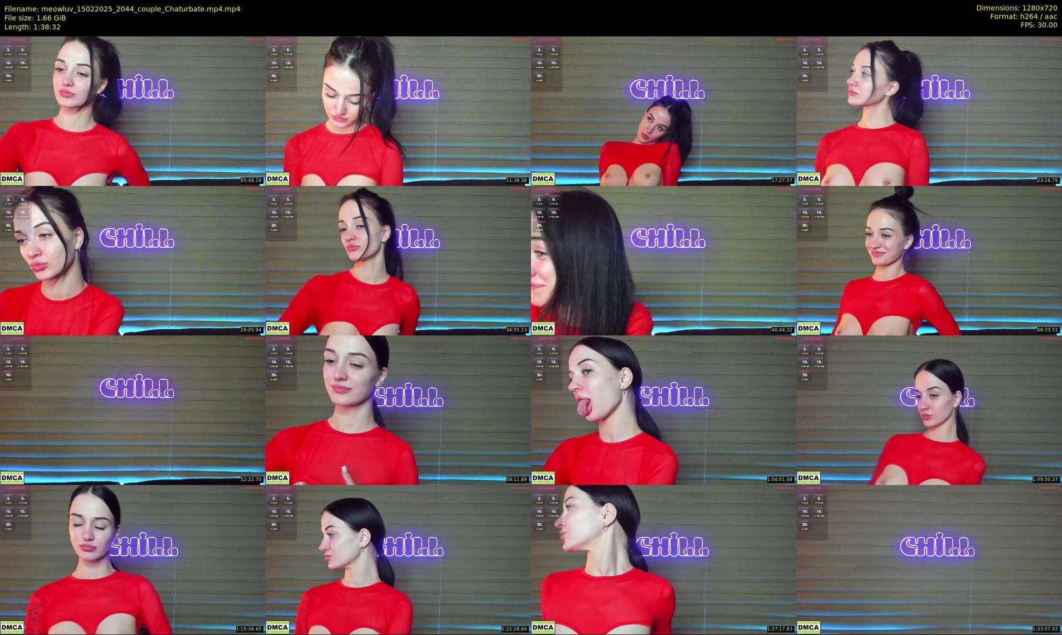 meowluv — 99 minute Chaturbate couple cam show recording, 720p, Feb 15, 2025