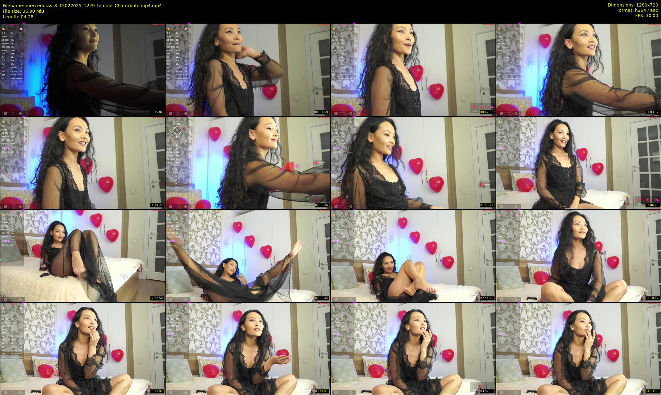 mercedesss_8 — 5 minute Chaturbate female cam show recording, 720p, Feb 15, 2025