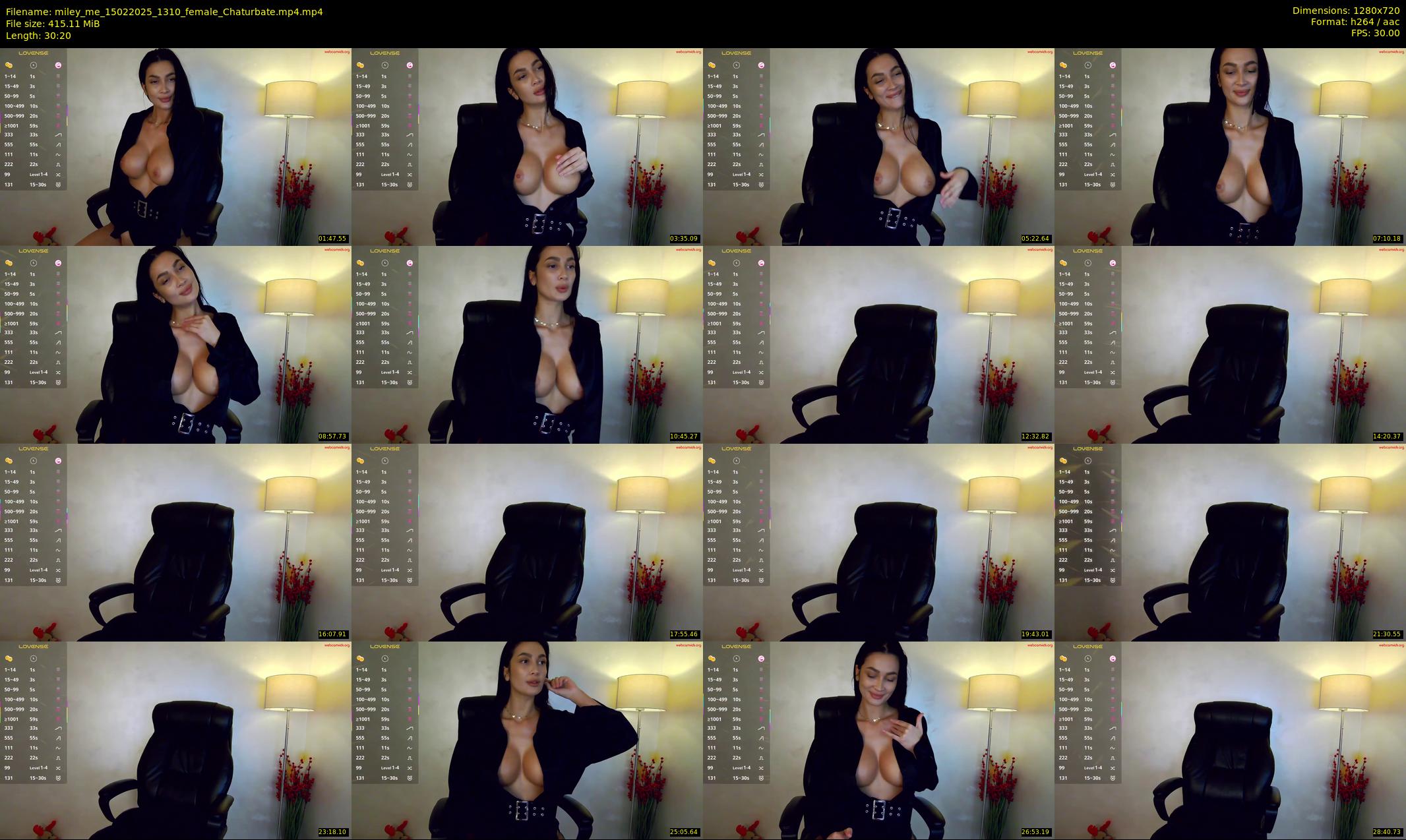 miley_me — 31 minute Chaturbate female cam show recording, 720p, Feb 15, 2025