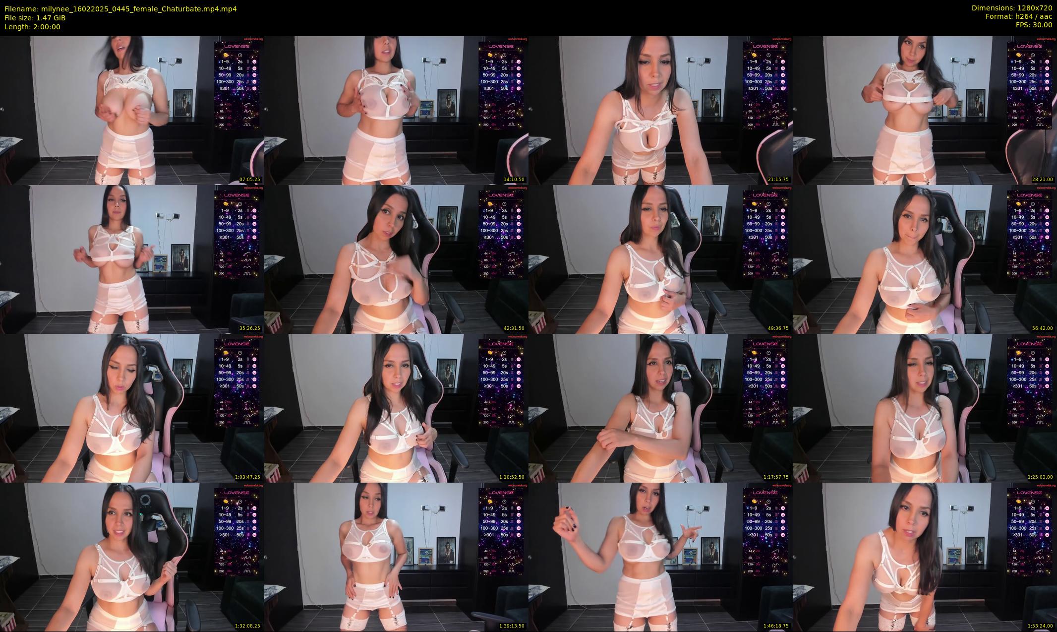 milynee — 120 minute Chaturbate female cam show recording, 720p, Feb 16, 2025
