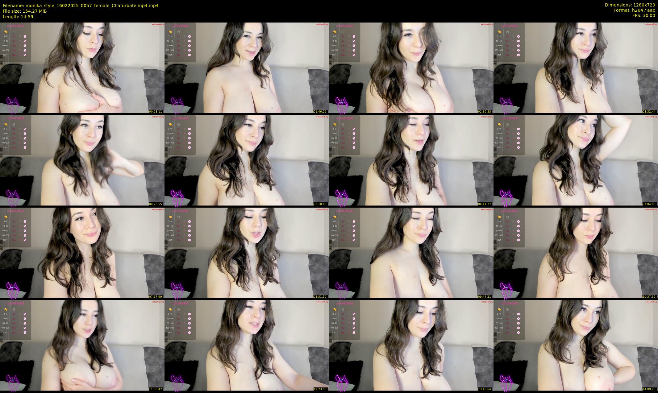 monika_style — 15 minute Chaturbate female cam show recording, 720p, Feb 16, 2025