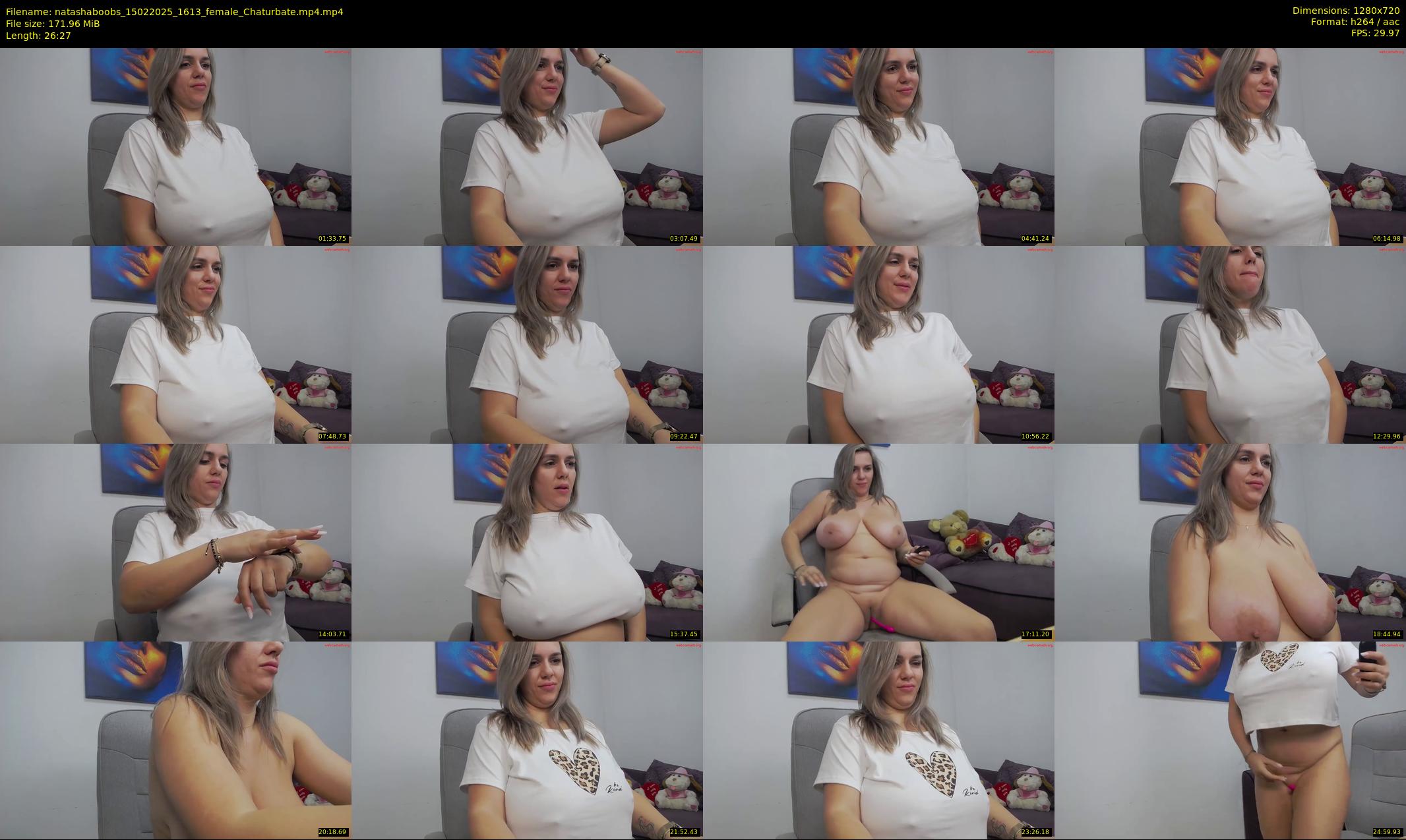 natashaboobs — 27 minute Chaturbate female cam show recording, 720p, Feb 15, 2025