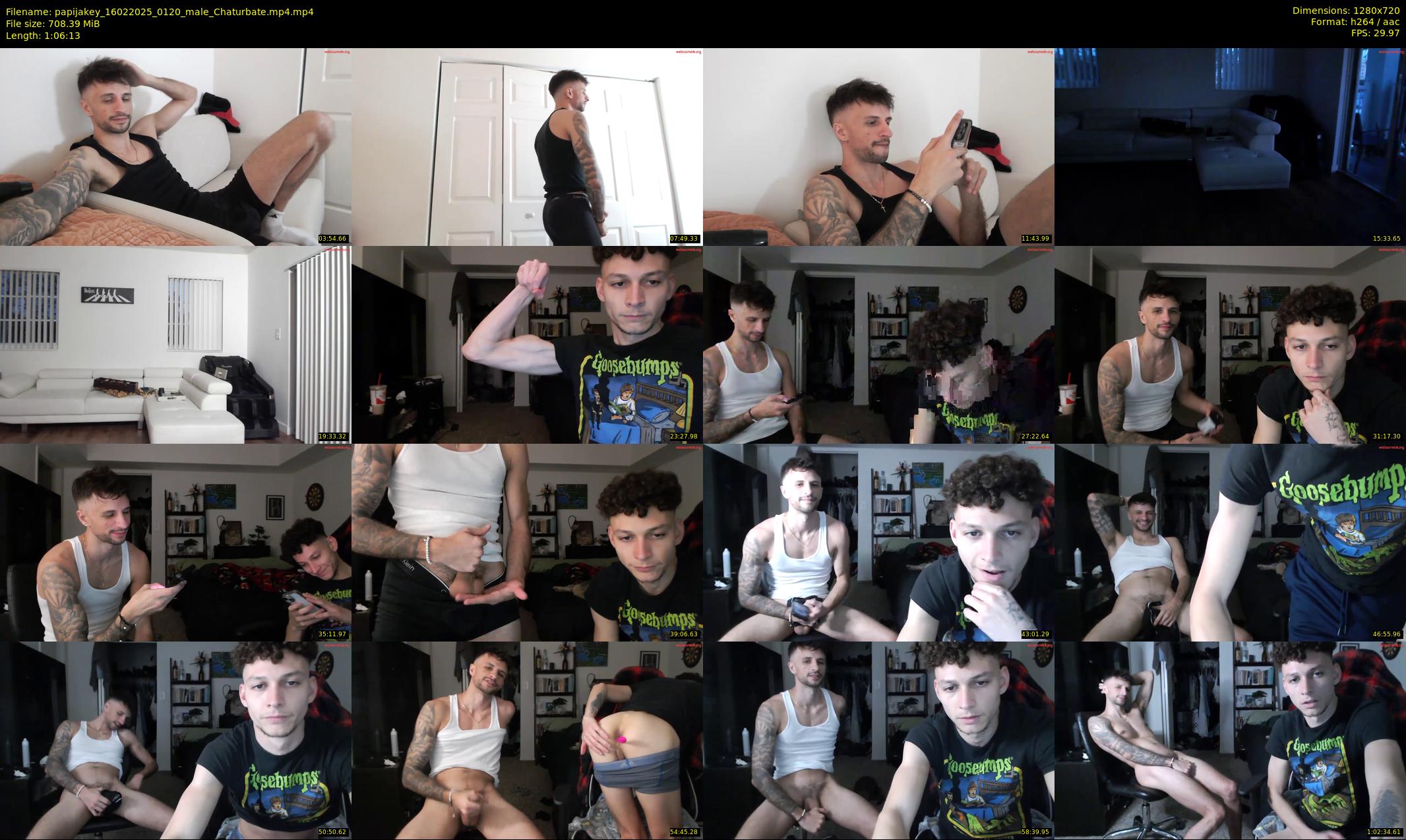 papijakey — 67 minute Chaturbate male cam show recording, 720p, Feb 16, 2025