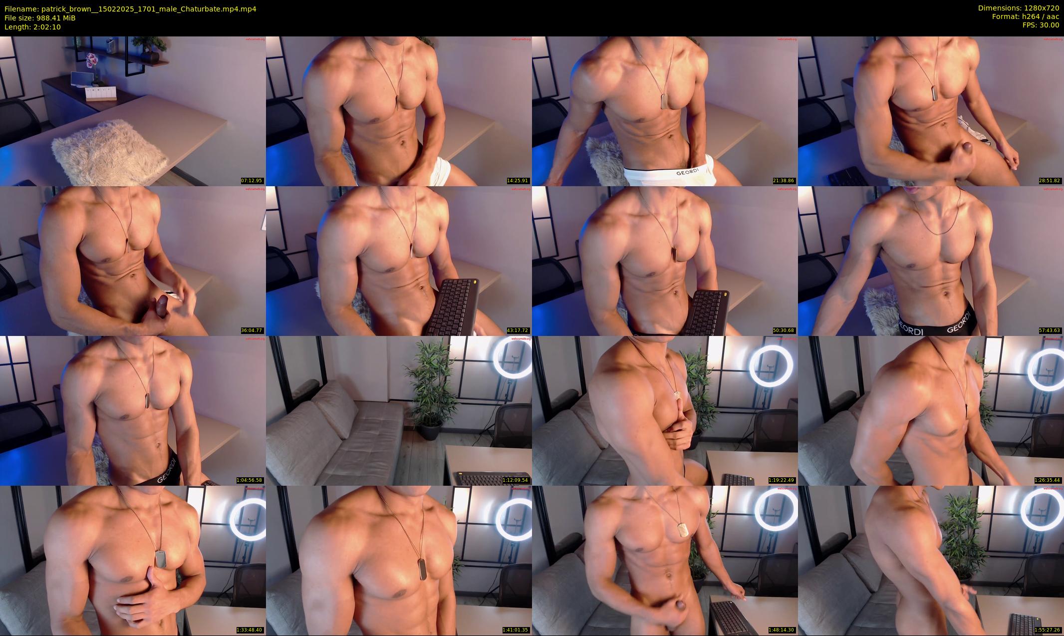 patrick_brown_ — 123 minute Chaturbate male cam show recording, 720p, Feb 15, 2025