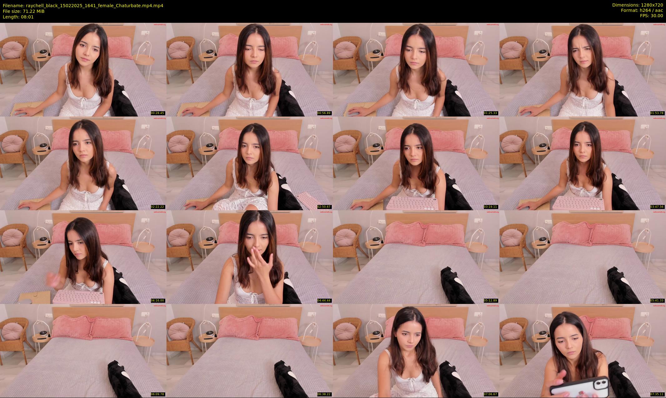 raychell_black — 9 minute Chaturbate female cam show recording, 720p, Feb 15, 2025