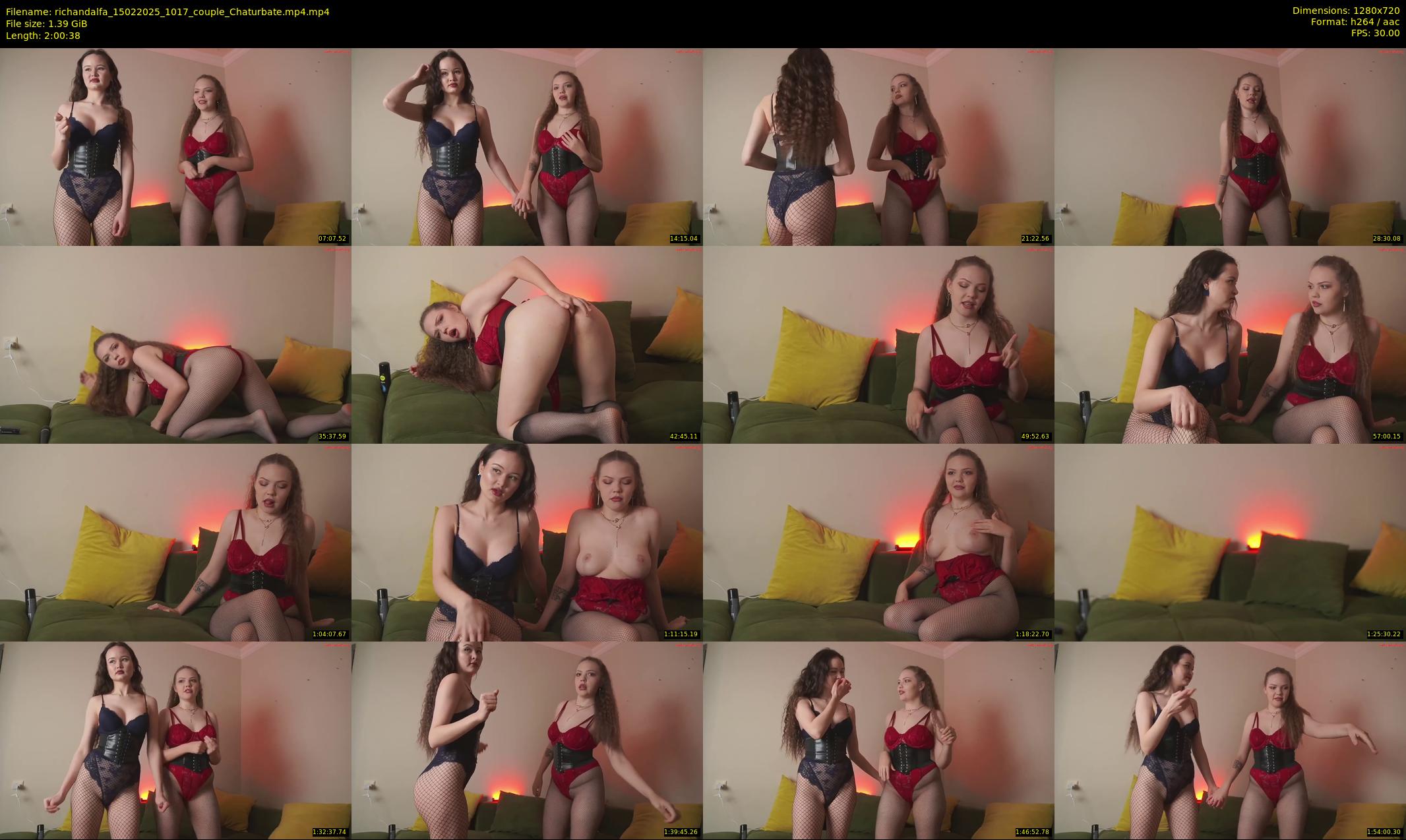 richandalfa — 121 minute Chaturbate couple cam show recording, 720p, Feb 15, 2025