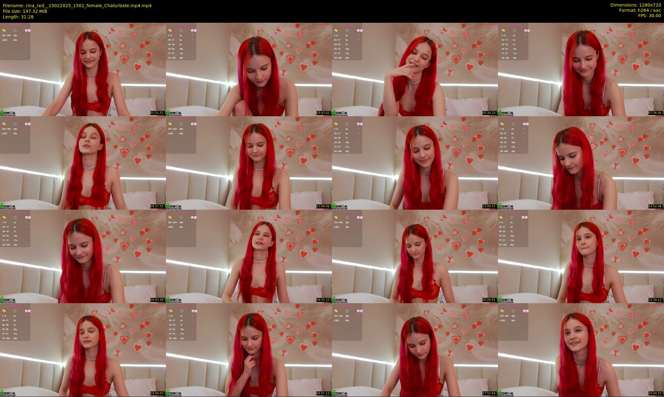 rina_red_ — 32 minute Chaturbate female cam show recording, 720p, Feb 15, 2025