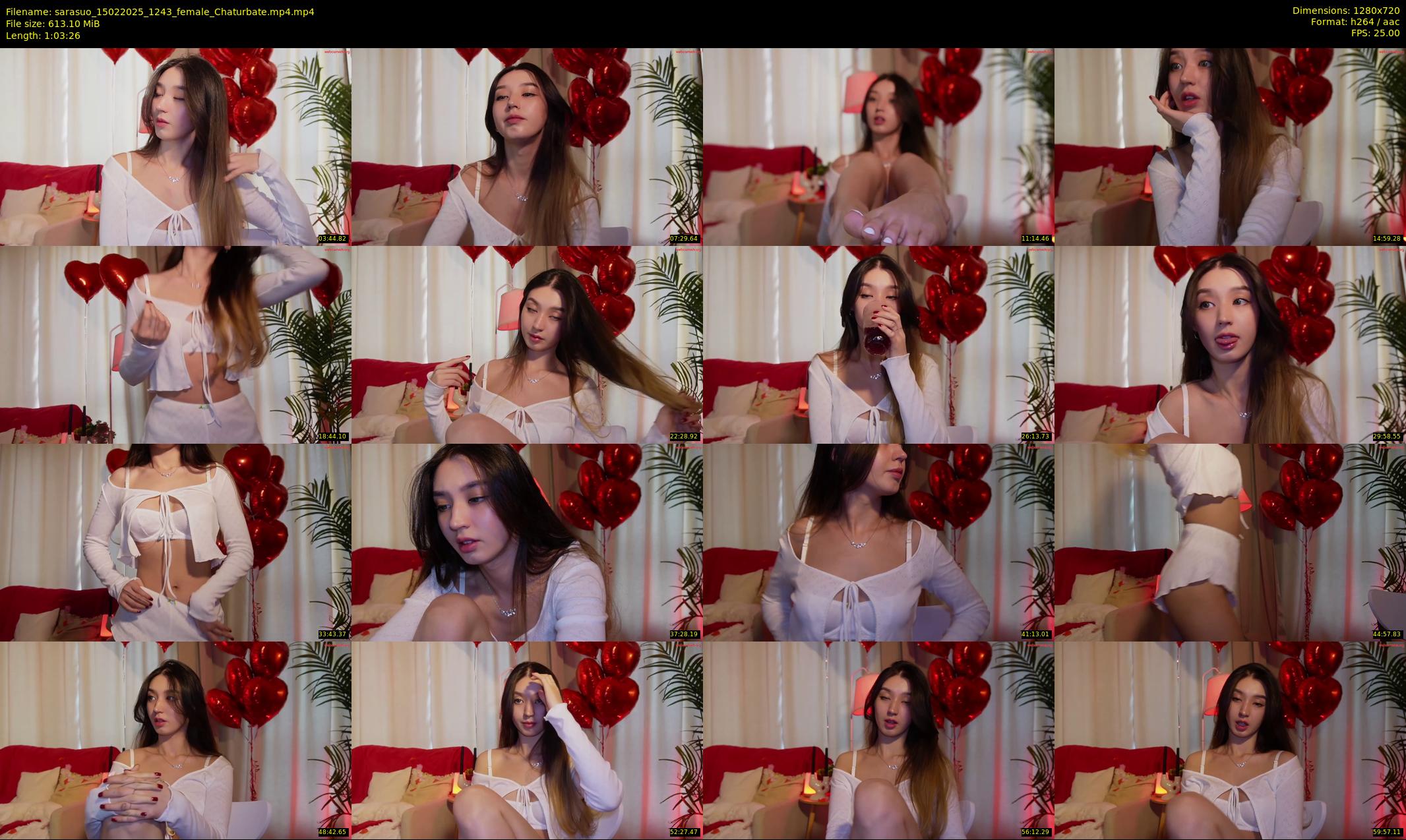 sarasuo — 64 minute Chaturbate female cam show recording, 720p, Feb 15, 2025