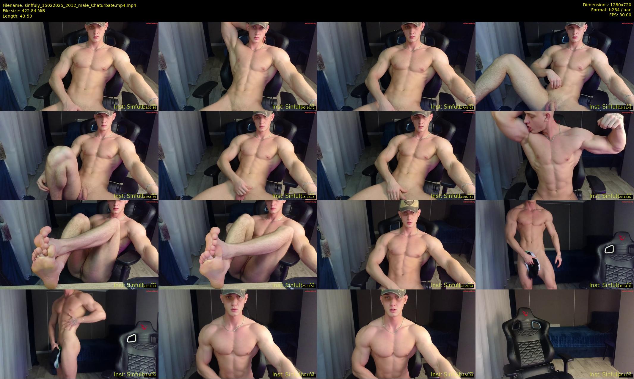 sinffuly — 44 minute Chaturbate male cam show recording, 720p, Feb 15, 2025
