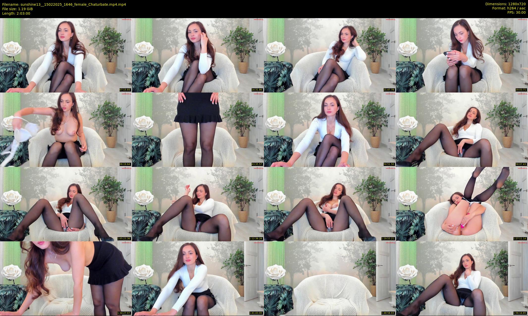 sunshine13_ — 123 minute Chaturbate female cam show recording, 720p, Feb 15, 2025