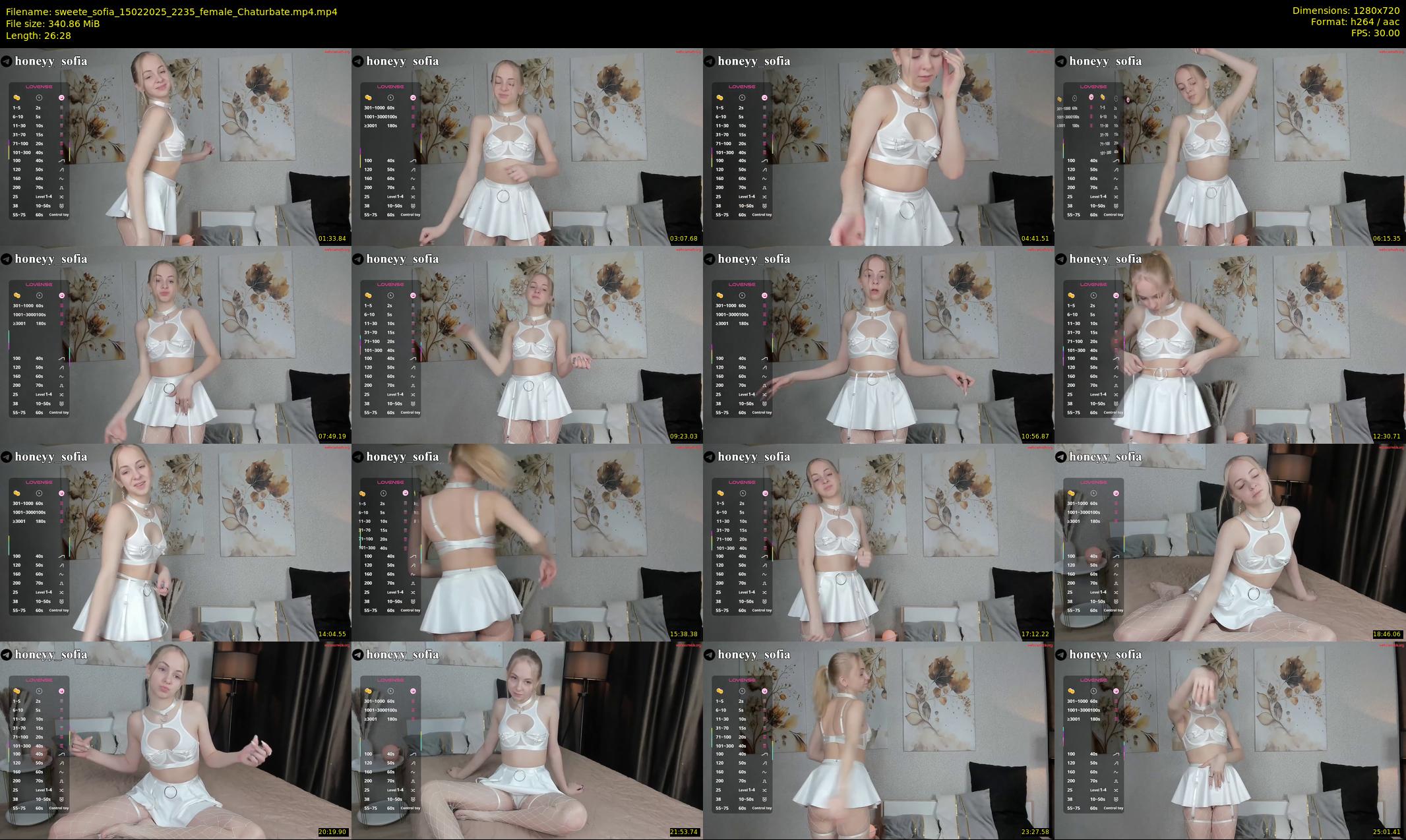 sweete_sofia — 27 minute Chaturbate female cam show recording, 720p, Feb 15, 2025