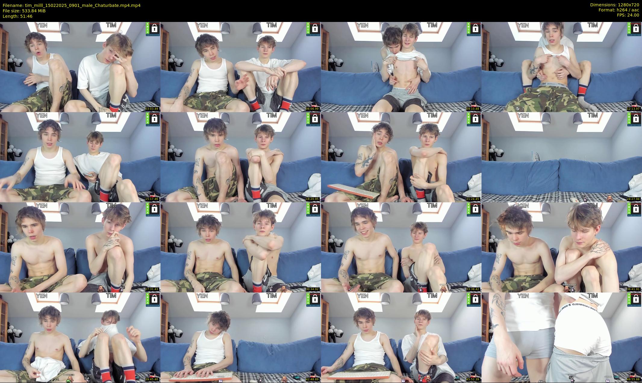 tim_milll — 52 minute Chaturbate male cam show recording, 720p, Feb 15, 2025