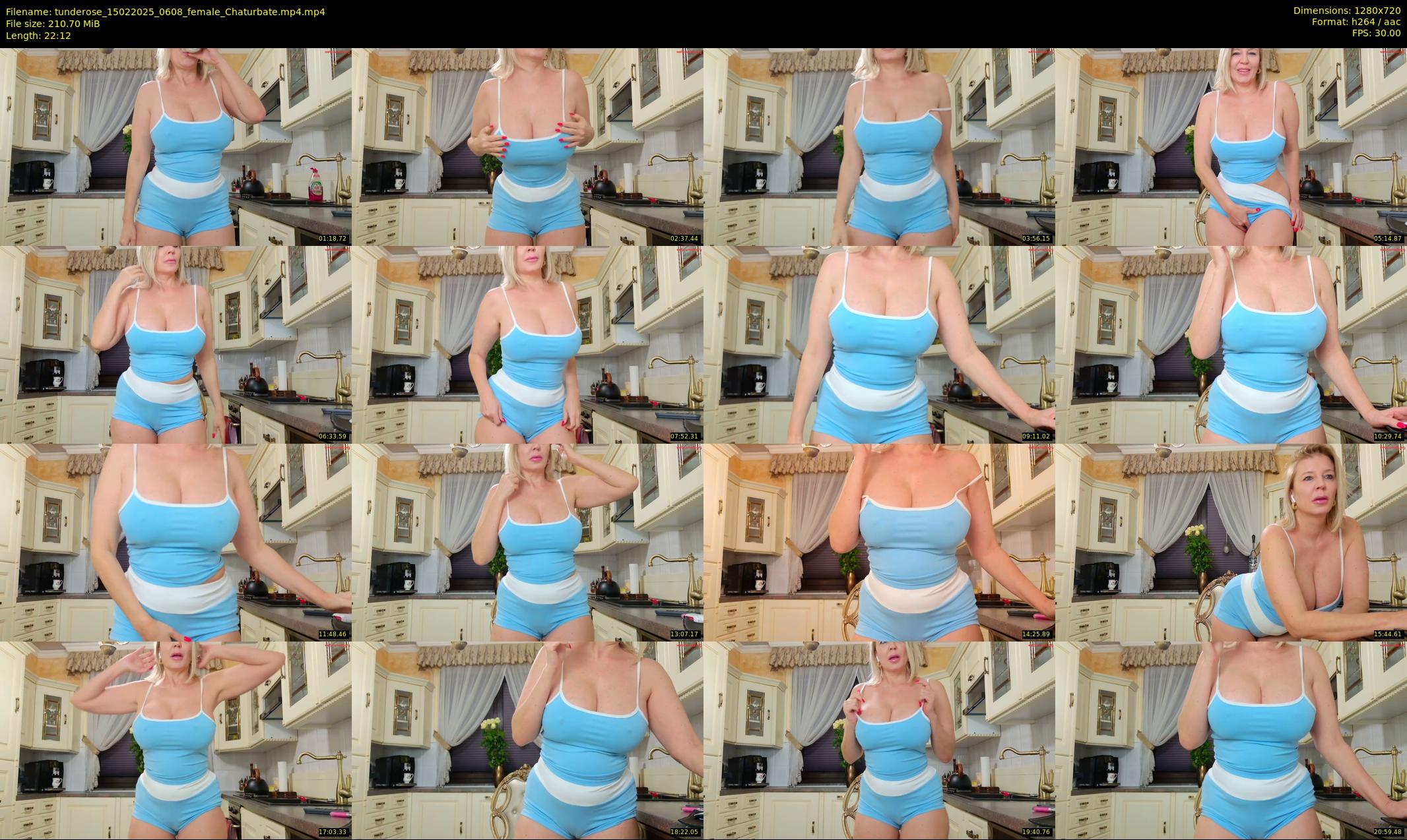 tunderose — 23 minute Chaturbate female cam show recording, 720p, Feb 15, 2025