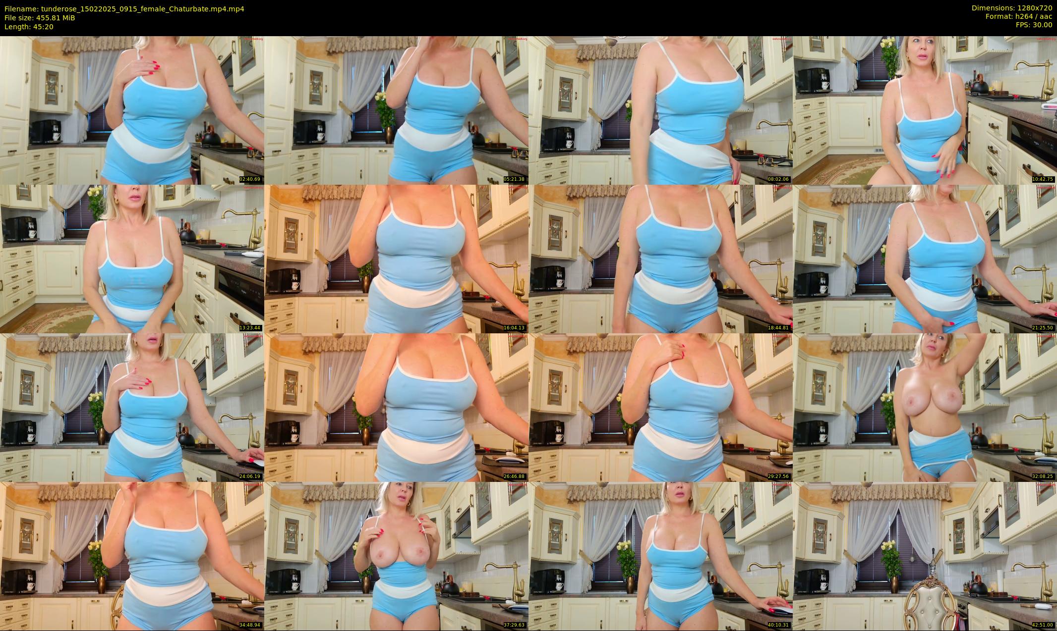tunderose — 46 minute Chaturbate female cam show recording, 720p, Feb 15, 2025