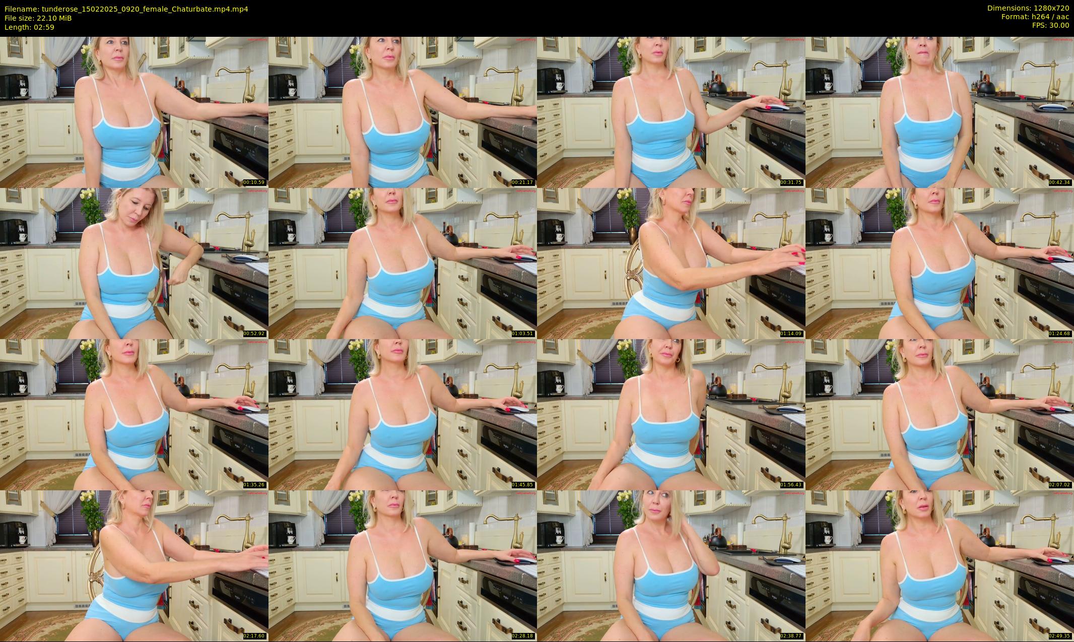 tunderose — 3 minute Chaturbate female cam show recording, 720p, Feb 15, 2025