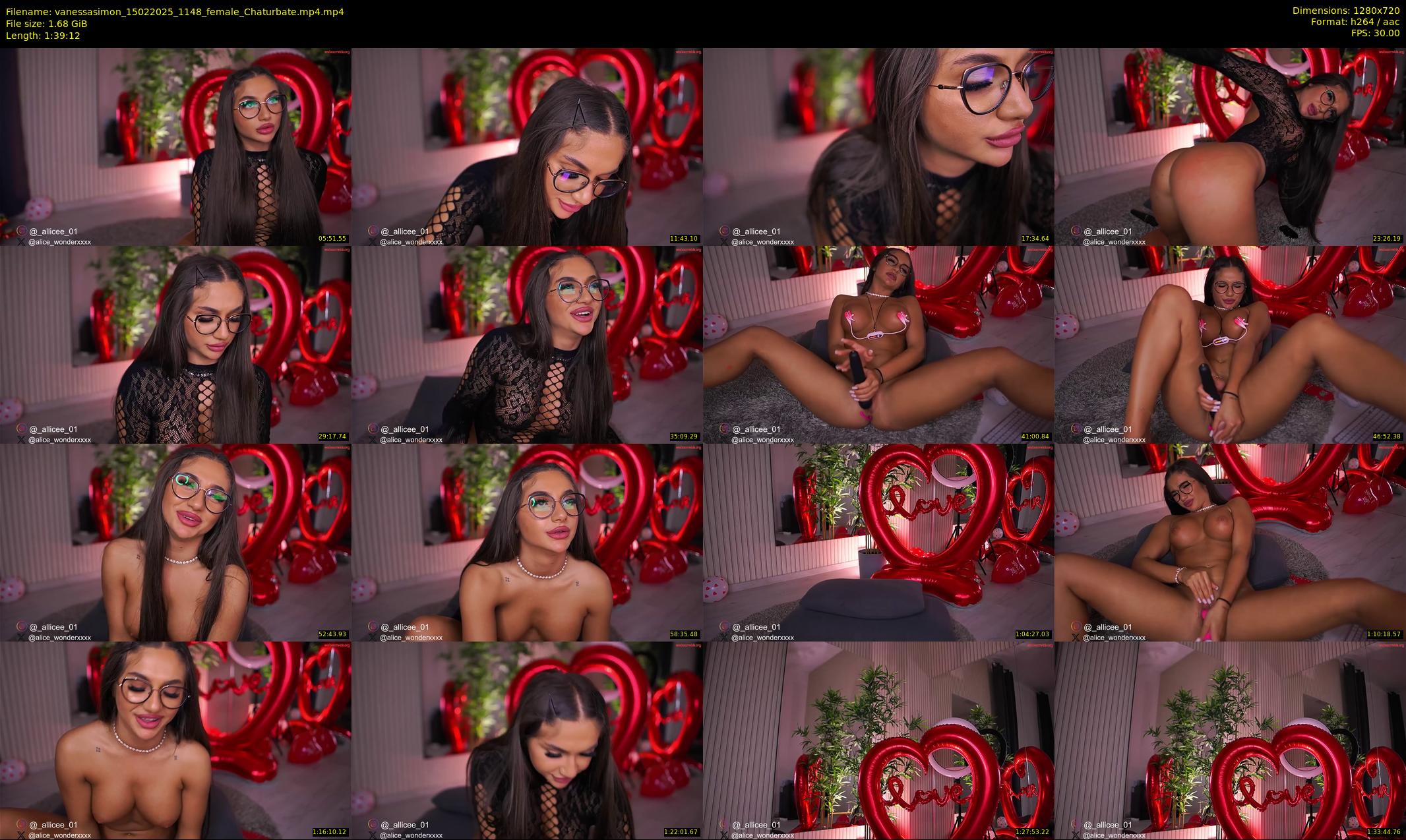 vanessasimon — 100 minute Chaturbate female cam show recording, 720p, Feb 15, 2025