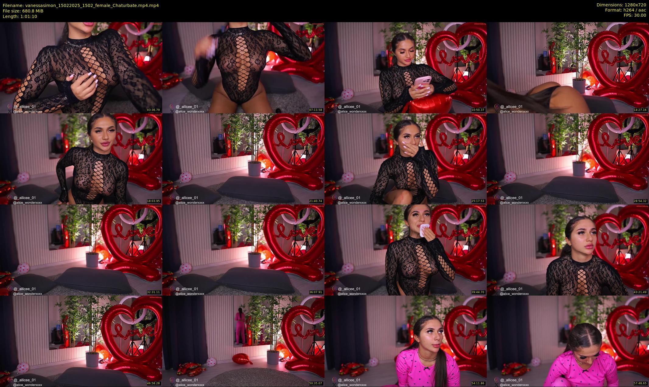 vanessasimon — 62 minute Chaturbate female cam show recording, 720p, Feb 15, 2025
