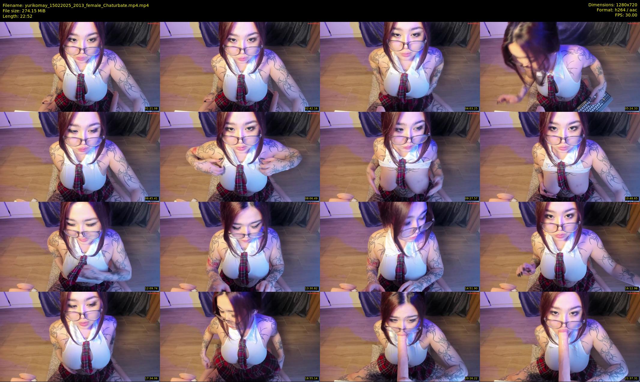 yurikomay — 23 minute Chaturbate female cam show recording, 720p, Feb 15, 2025
