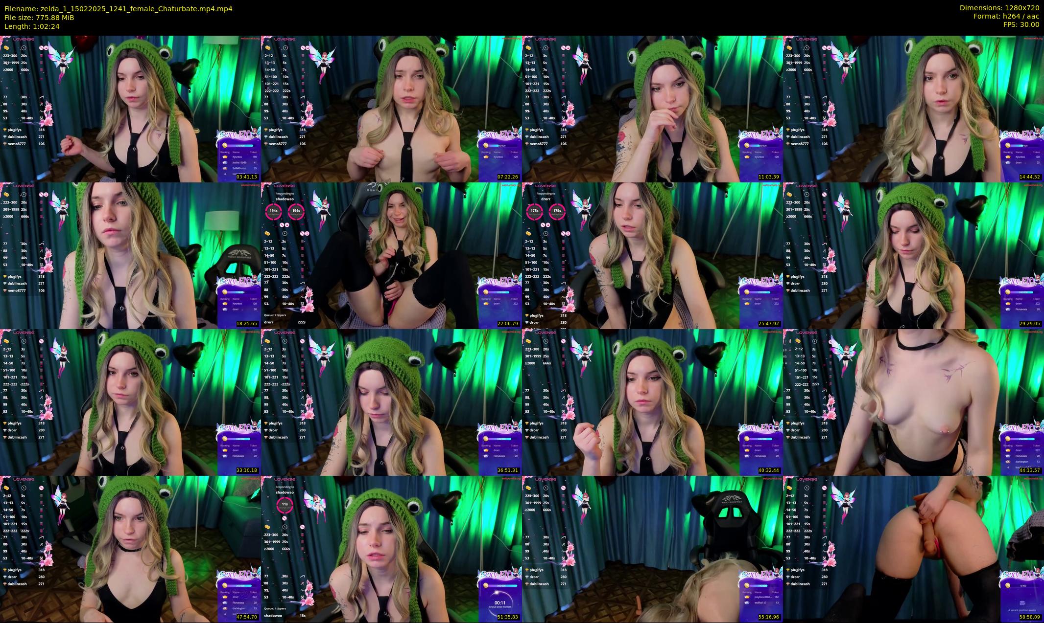 zelda_1 — 63 minute Chaturbate female cam show recording, 720p, Feb 15, 2025