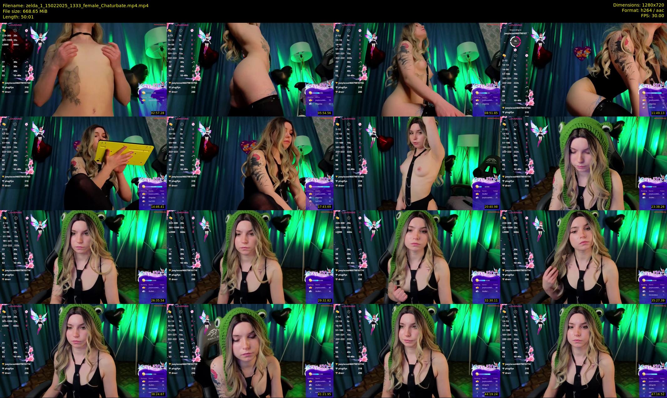 zelda_1 — 51 minute Chaturbate female cam show recording, 720p, Feb 15, 2025