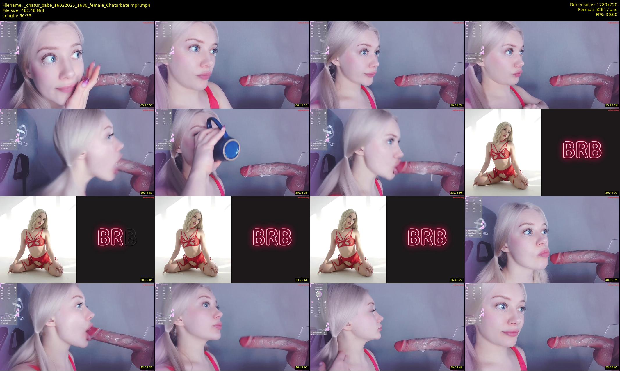 _chatur_babe — 57 minute Chaturbate female cam show recording, 720p, Feb 16, 2025