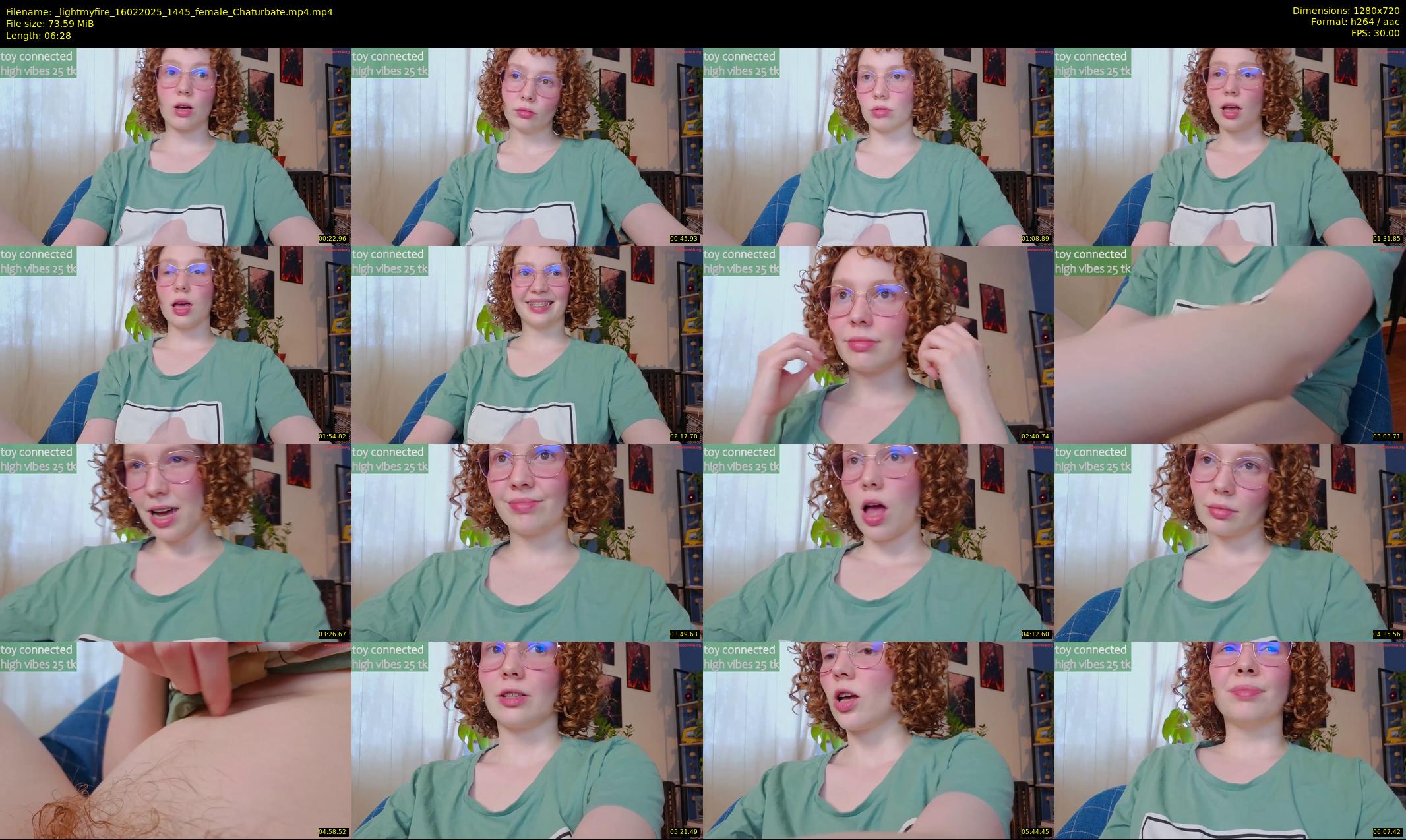 _lightmyfire — 7 minute Chaturbate female cam show recording, 720p, Feb 16, 2025