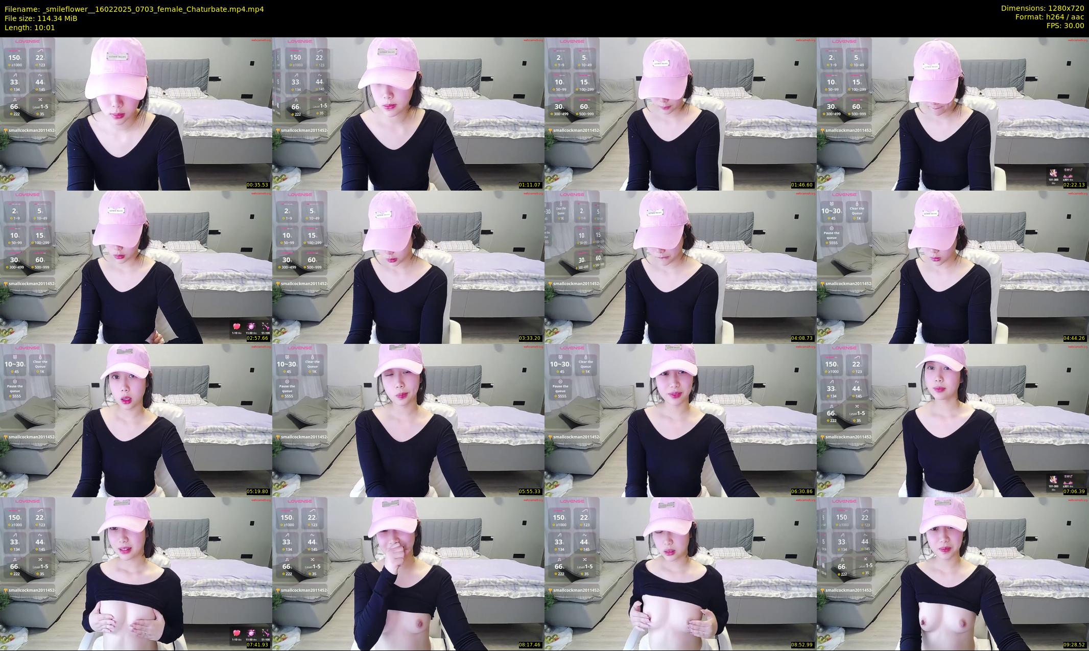 _smileflower_ — 11 minute Chaturbate female cam show recording, 720p, Feb 16, 2025