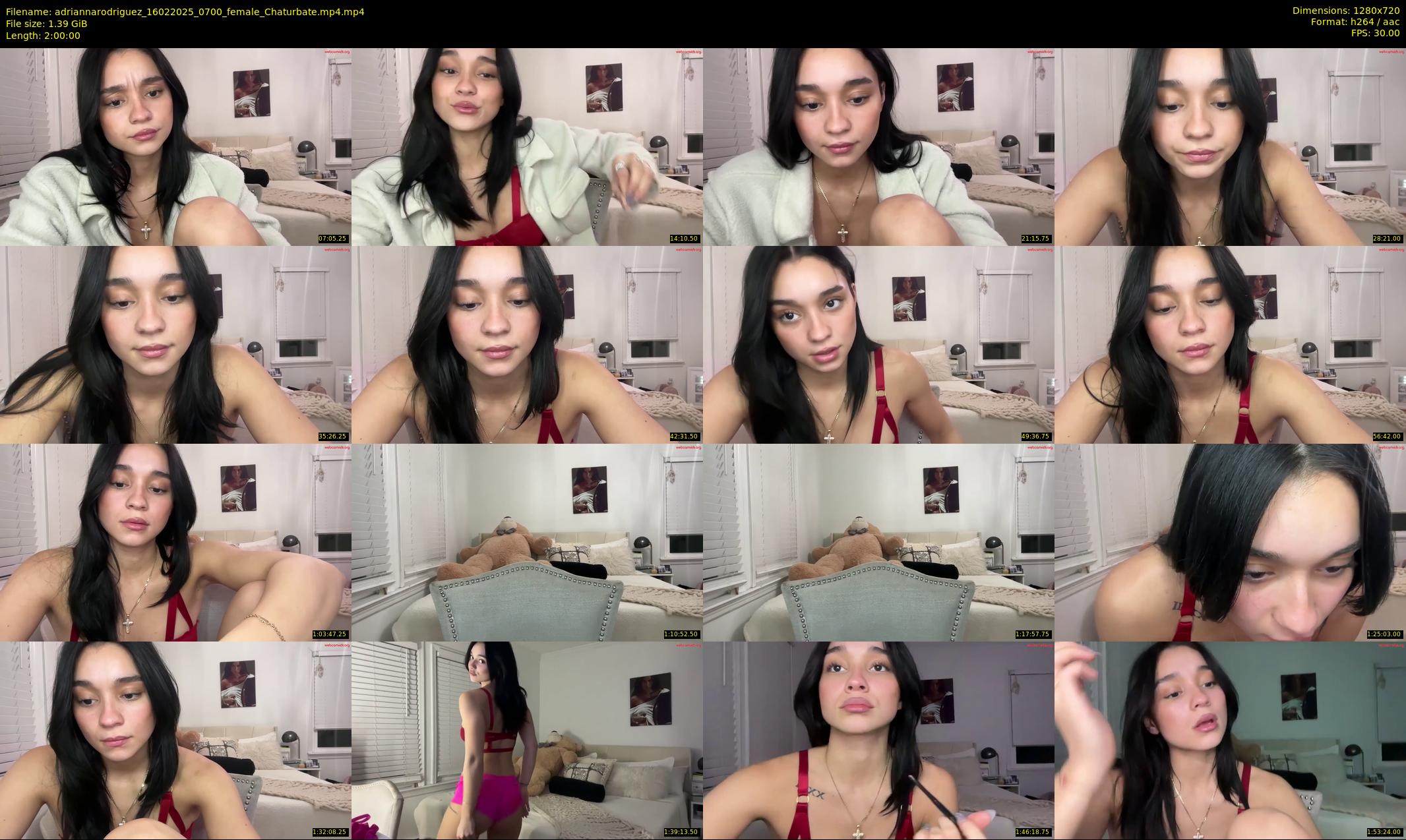 adriannarodriguez — 120 minute Chaturbate female cam show recording, 720p, Feb 16, 2025