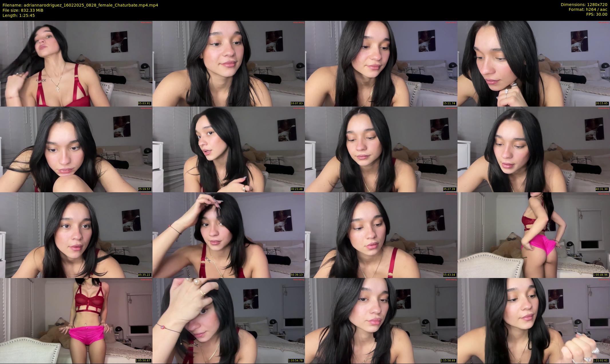 adriannarodriguez — 86 minute Chaturbate female cam show recording, 720p, Feb 16, 2025