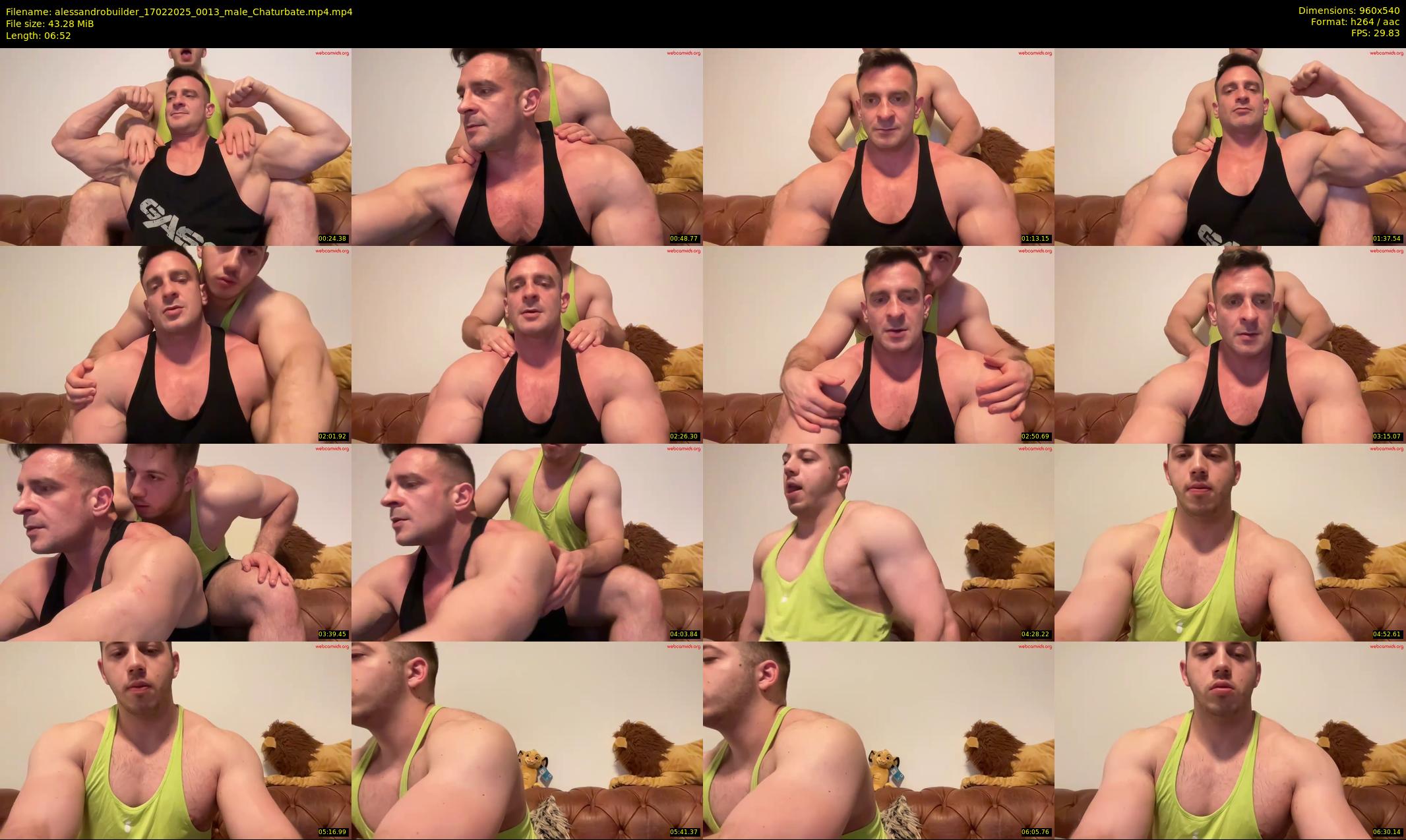 alessandrobuilder — 7 minute Chaturbate couple cam show recording, 480p, Feb 17, 2025