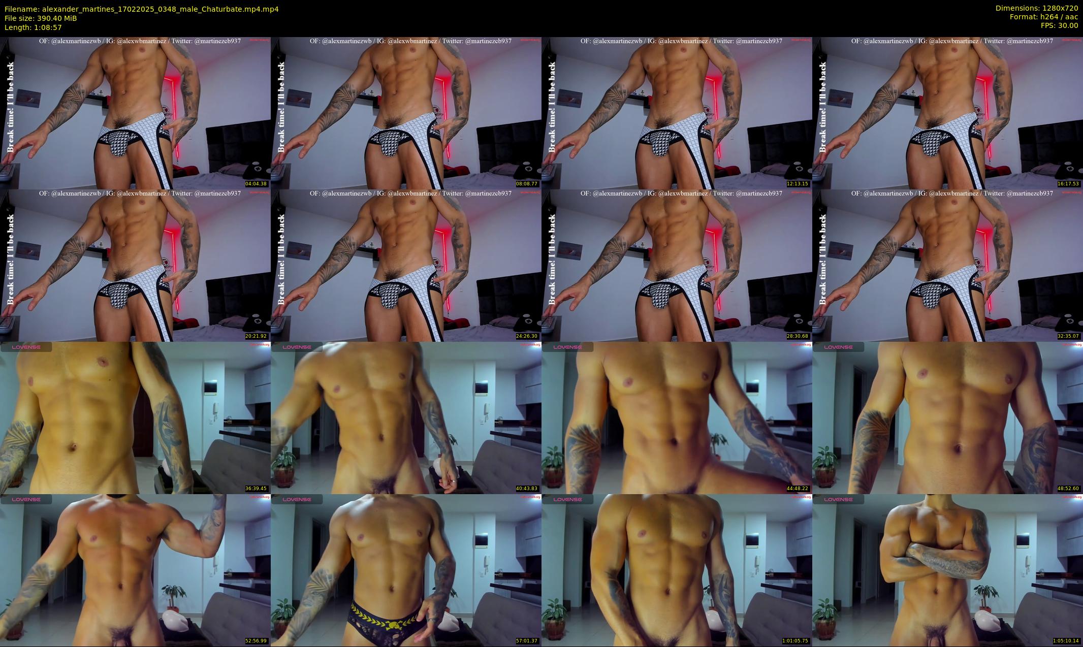 alexander_martines — 69 minute Chaturbate male cam show recording, 720p, Feb 17, 2025