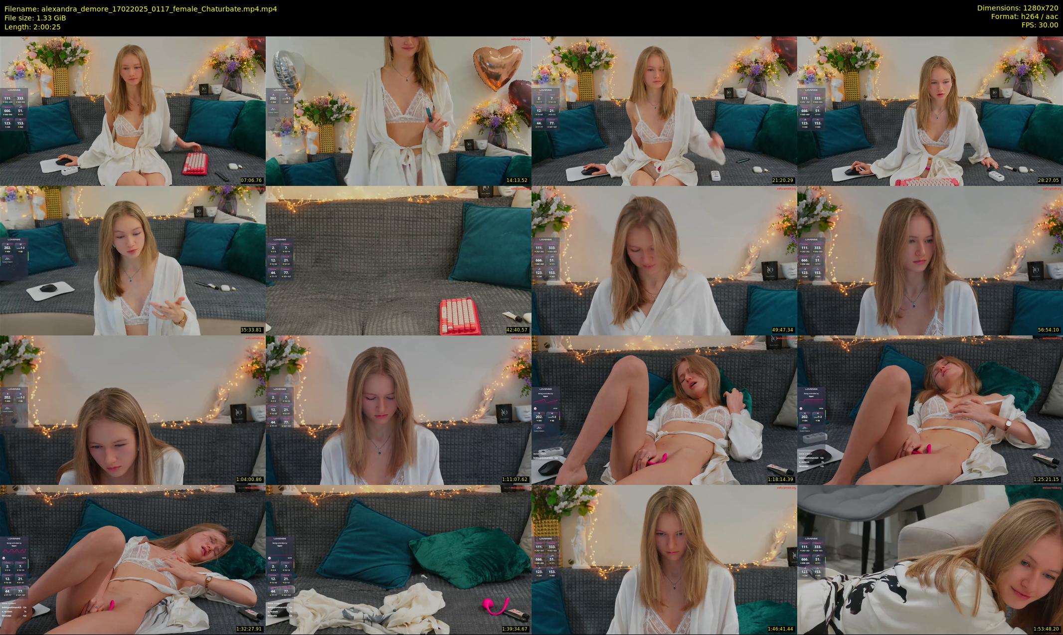 alexandra_demore — 121 minute Chaturbate female cam show recording, 720p, Feb 17, 2025