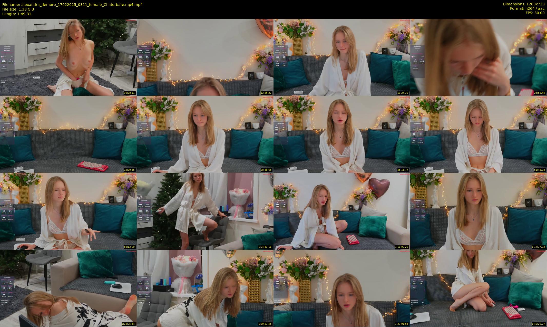 alexandra_demore — 110 minute Chaturbate female cam show recording, 720p, Feb 17, 2025