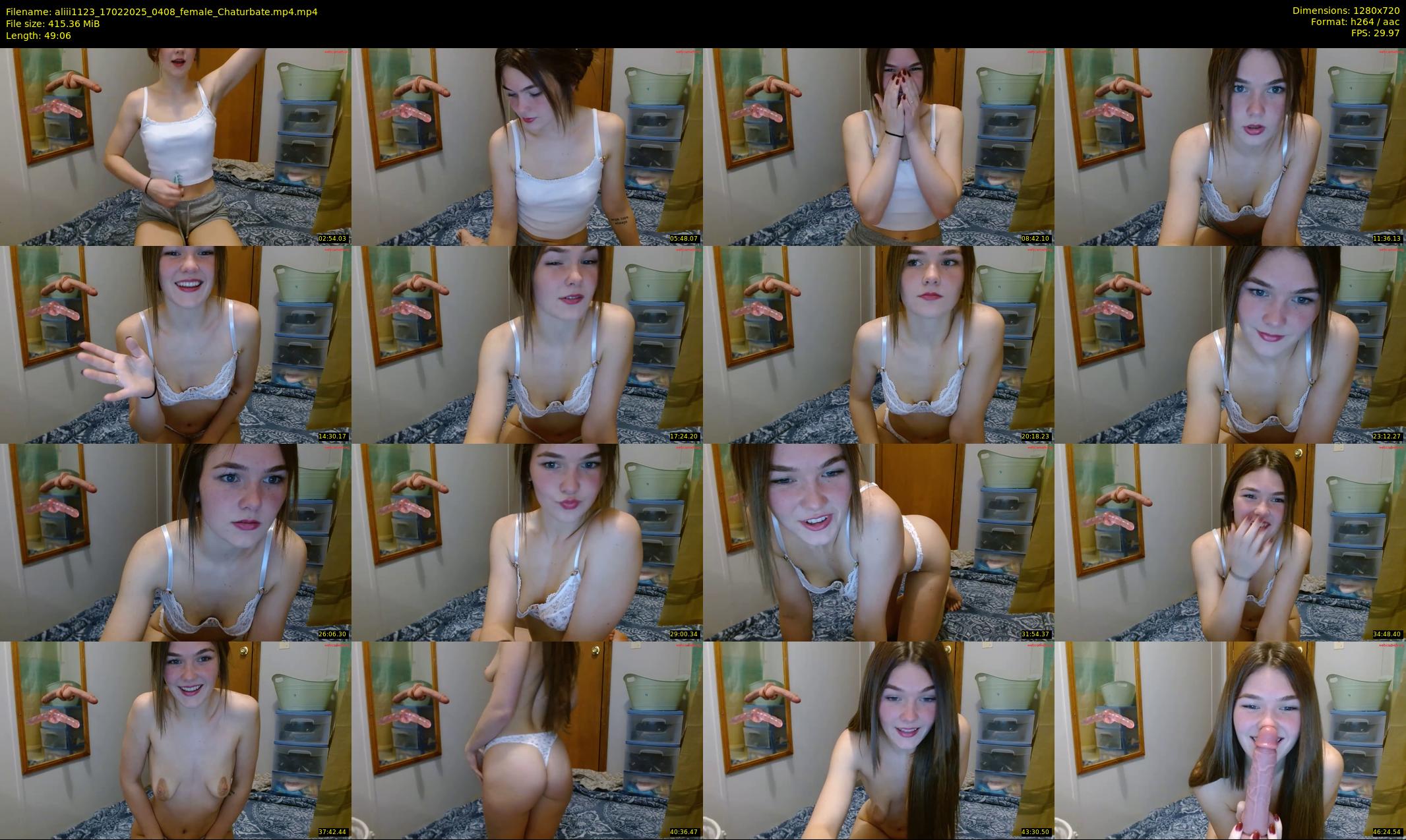 aliii1123 — 50 minute Chaturbate female cam show recording, 720p, Feb 17, 2025